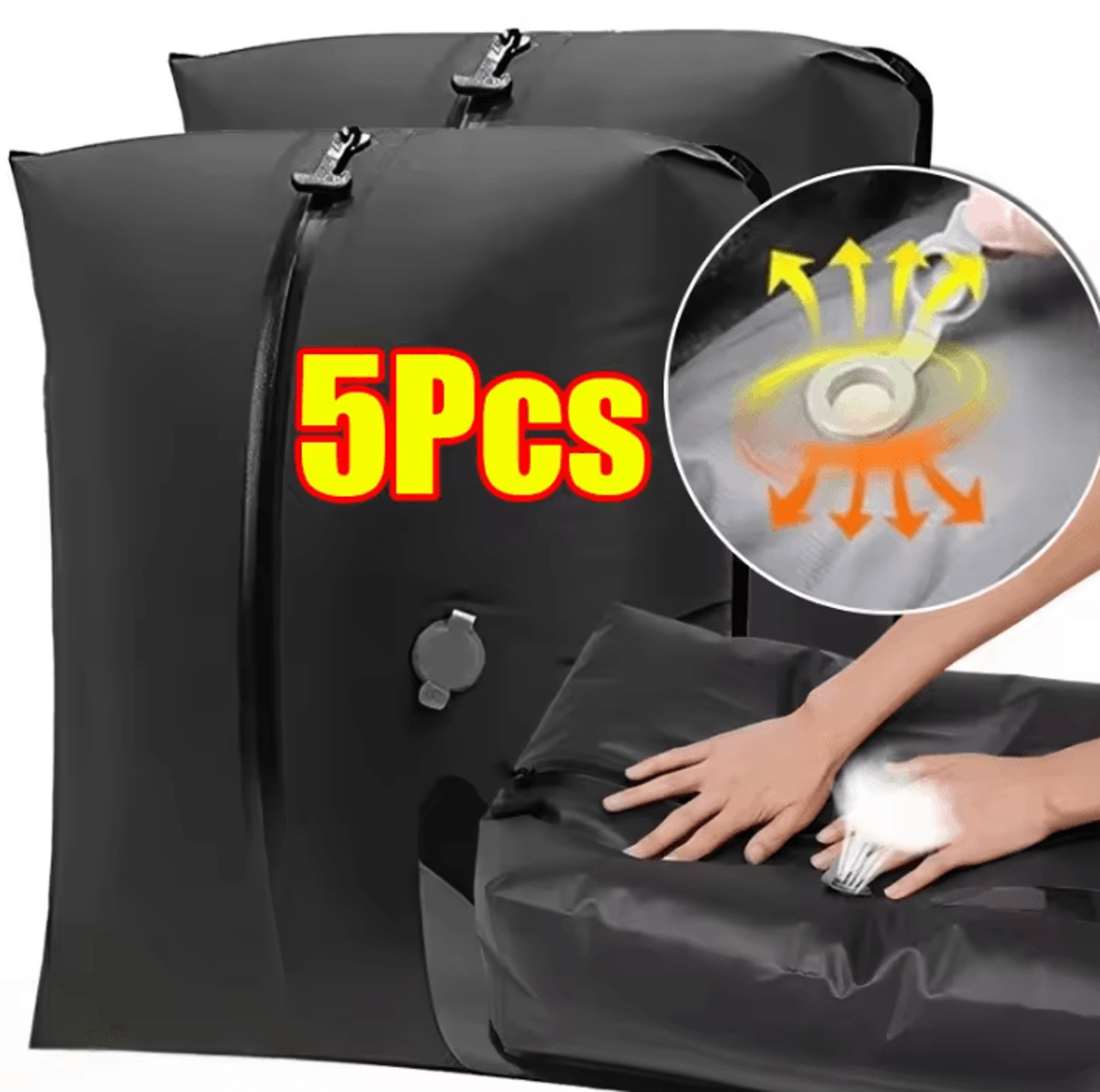 spacesaver vacuum compression storage bags for travel & home organization