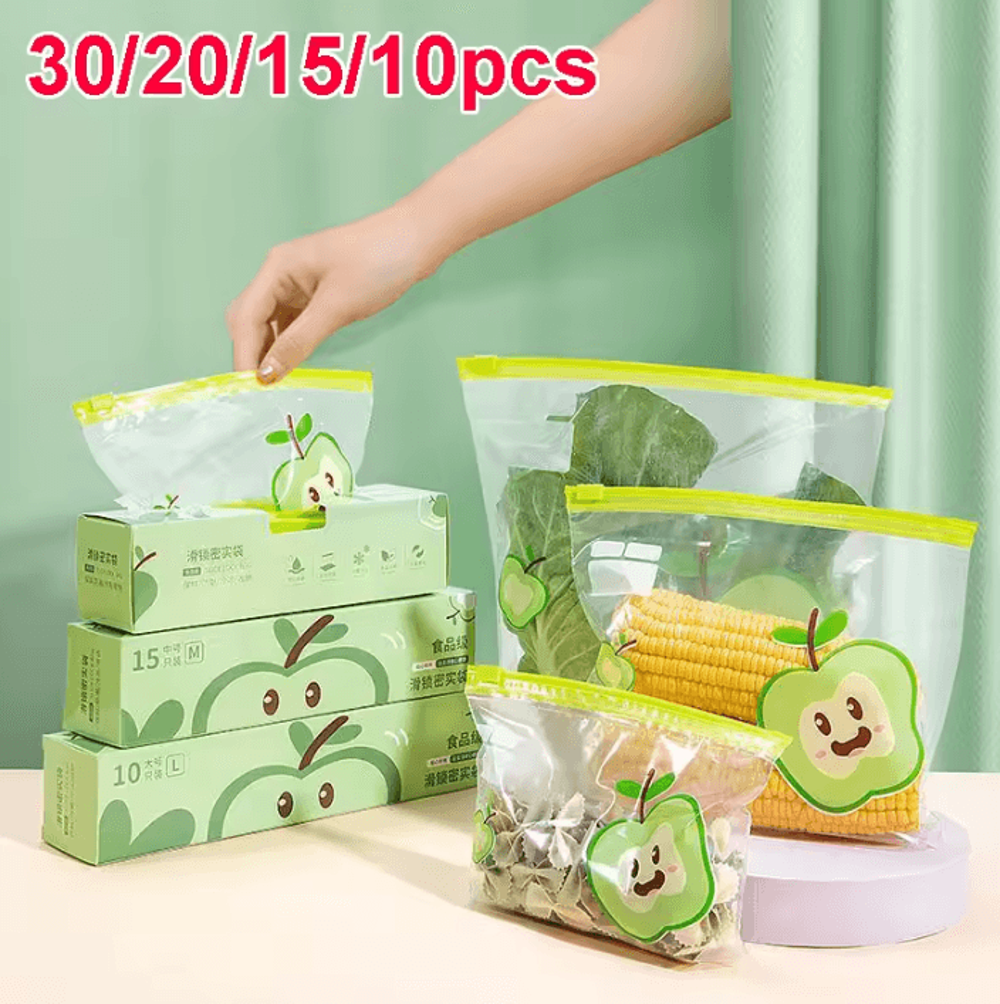 freshseal reusable zip lock food storage bags