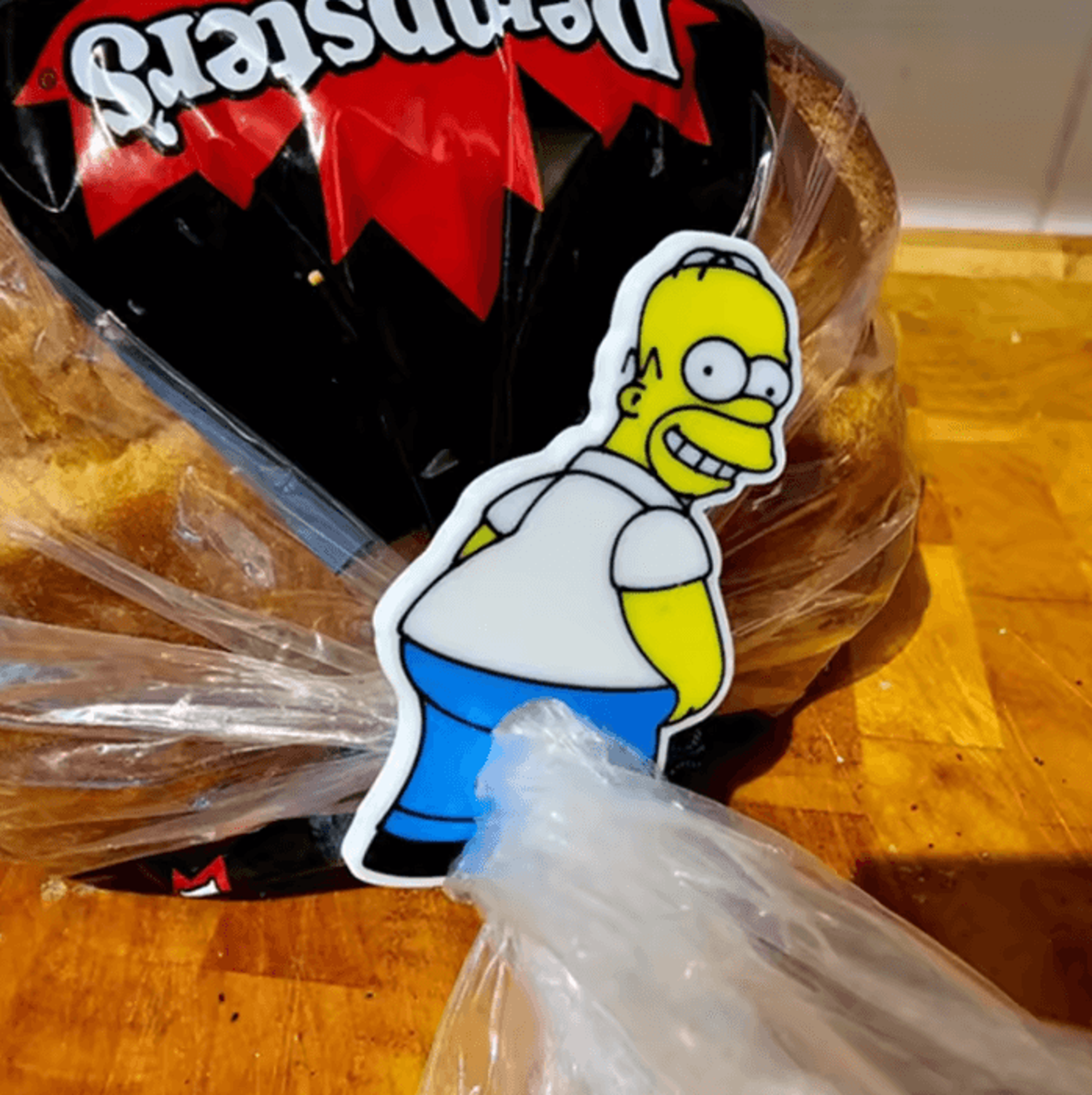 funny homer bread bag clip – cartoon bag sealer for snacks & kitchen storage