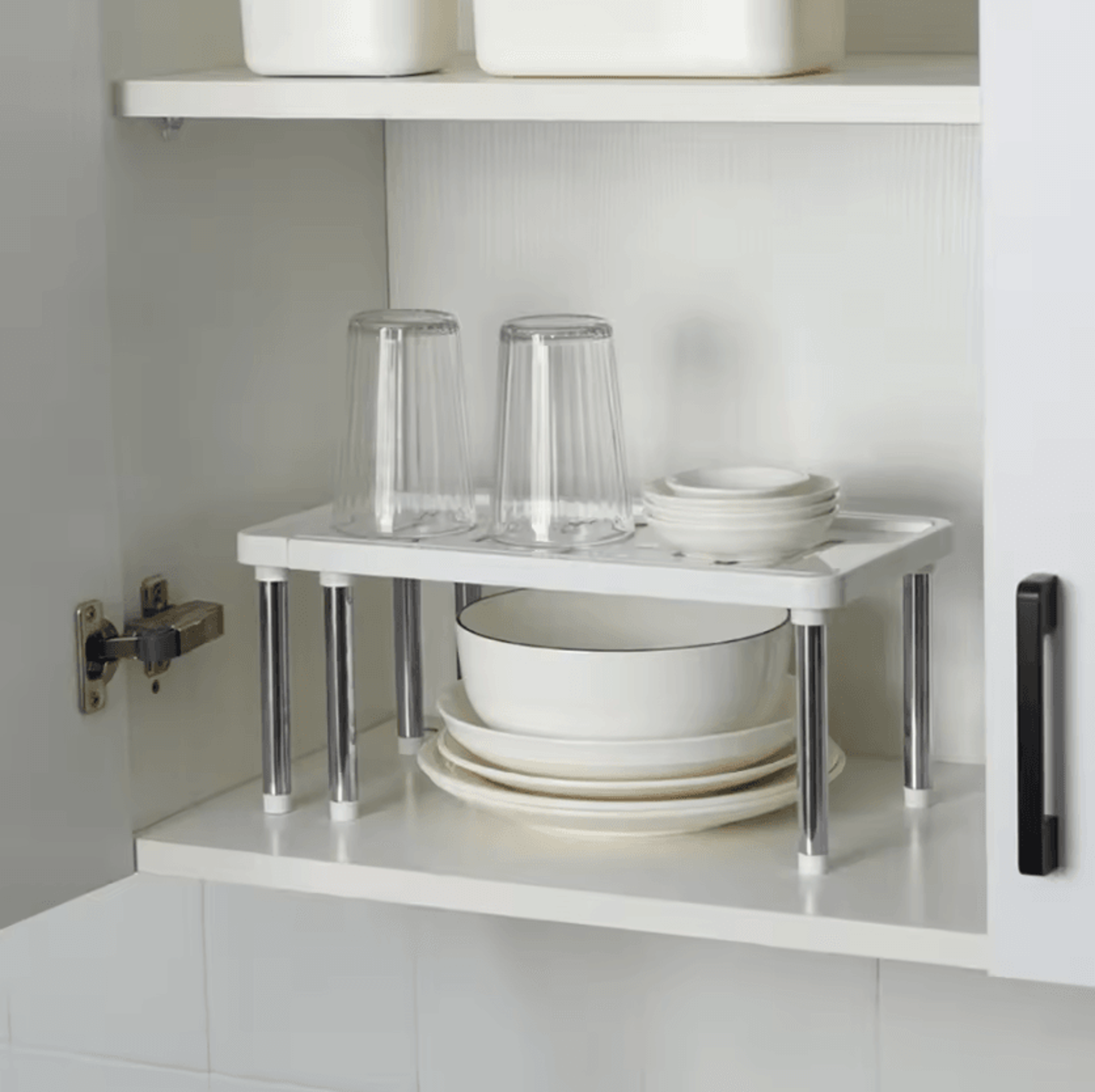 adjustable telescopic storage rack – expandable under sink & kitchen organizer shelf