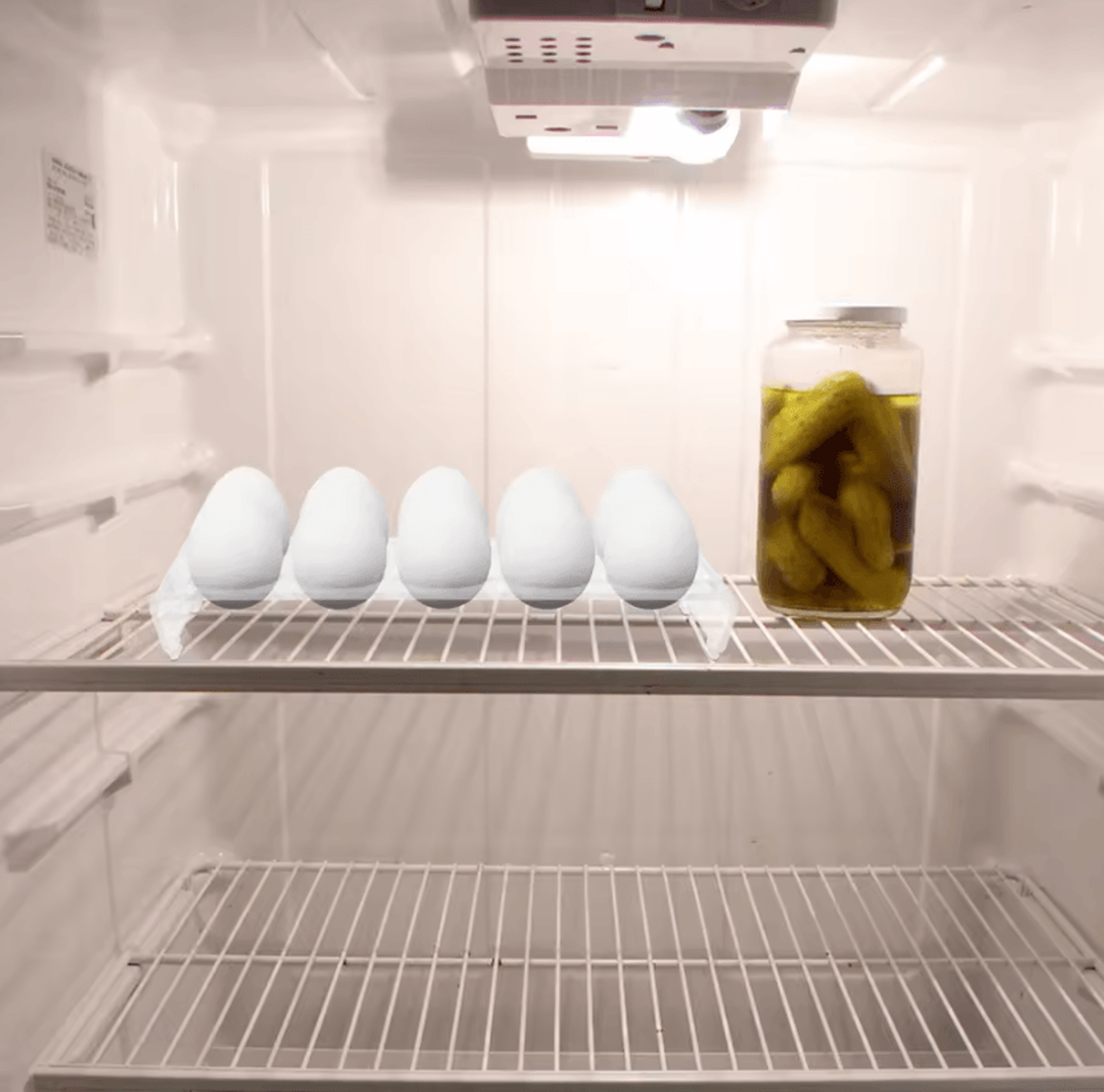 clear acrylic refrigerator egg organizer – stackable egg storage container