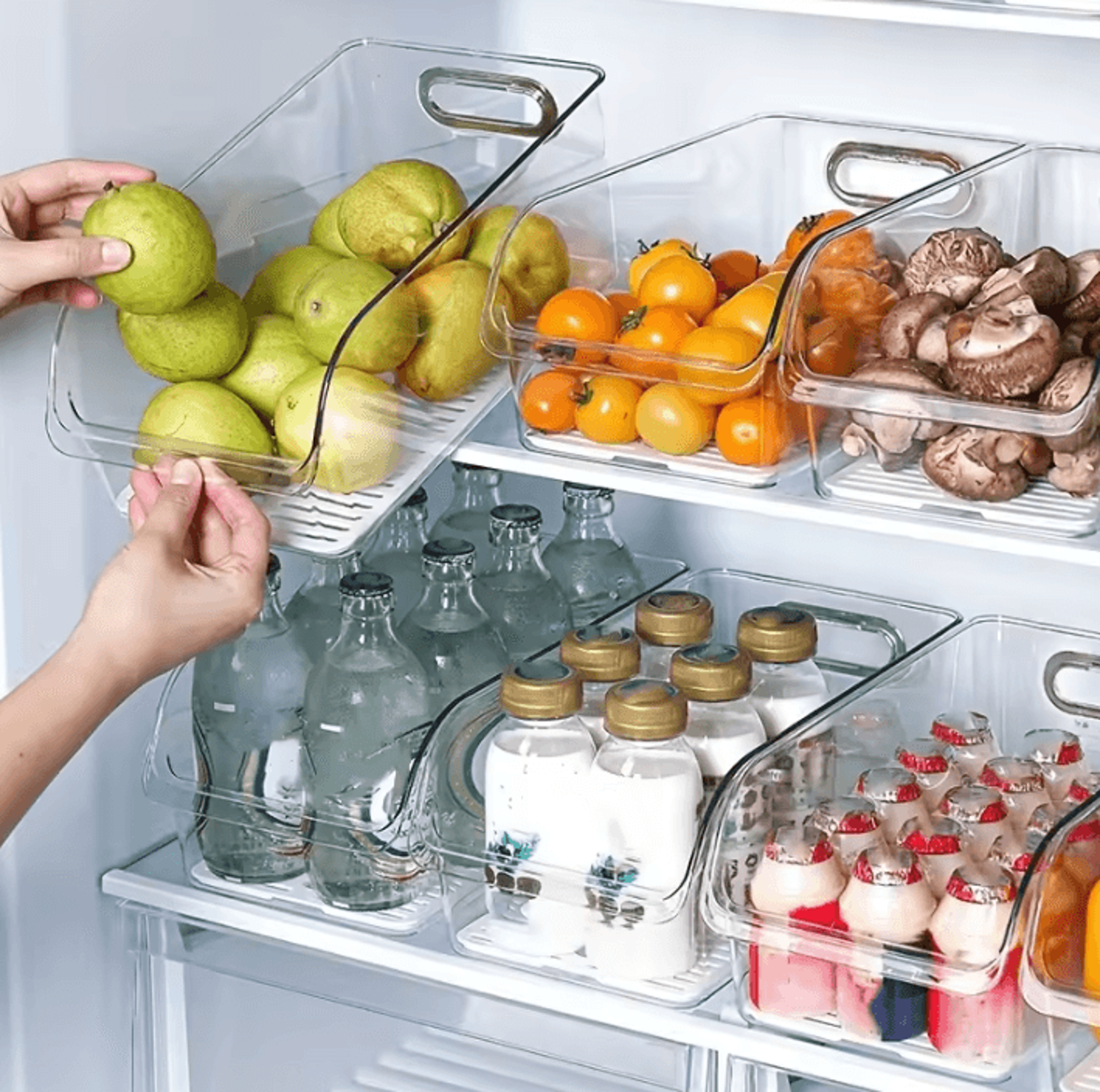 fresh-keeping refrigerator storage drawer – food grade fruit, vegetable & egg organizer