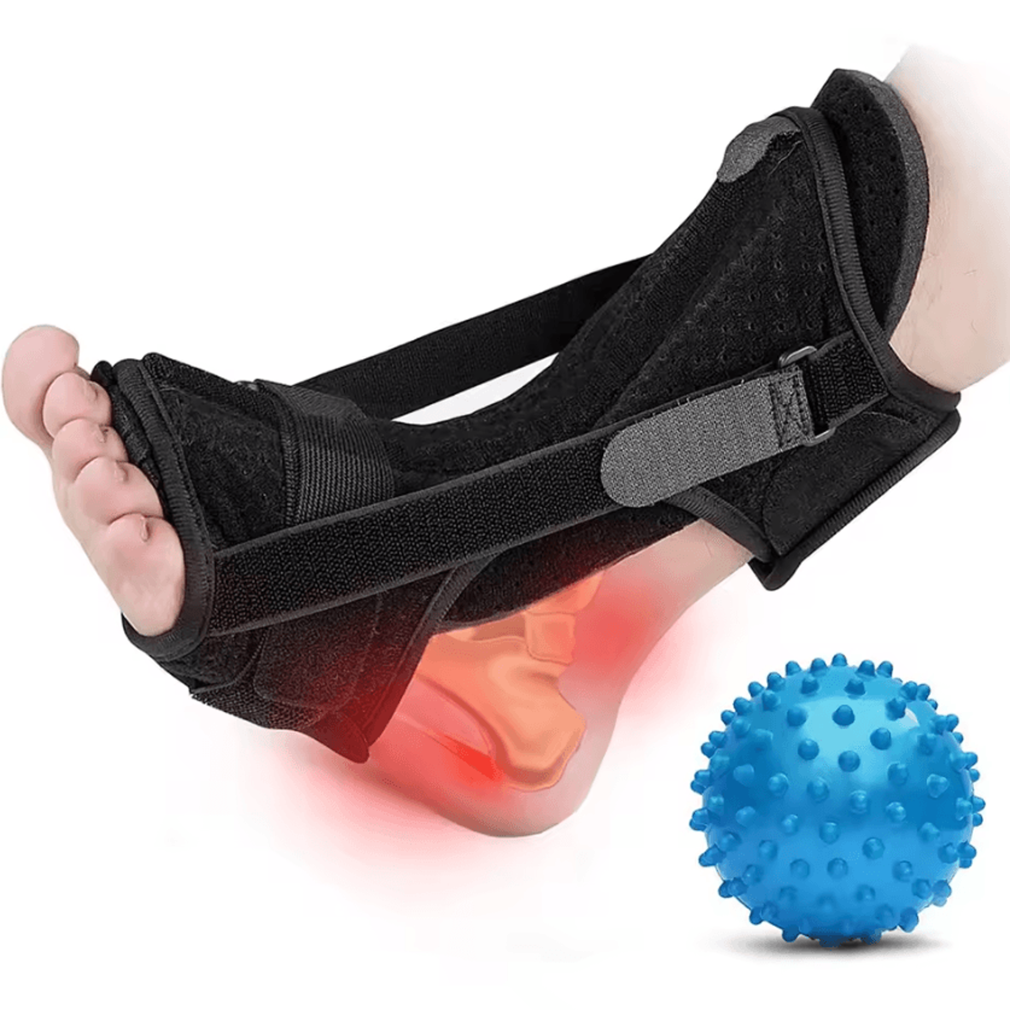 plantar fasciitis night splint for foot drop & achilles tendon support