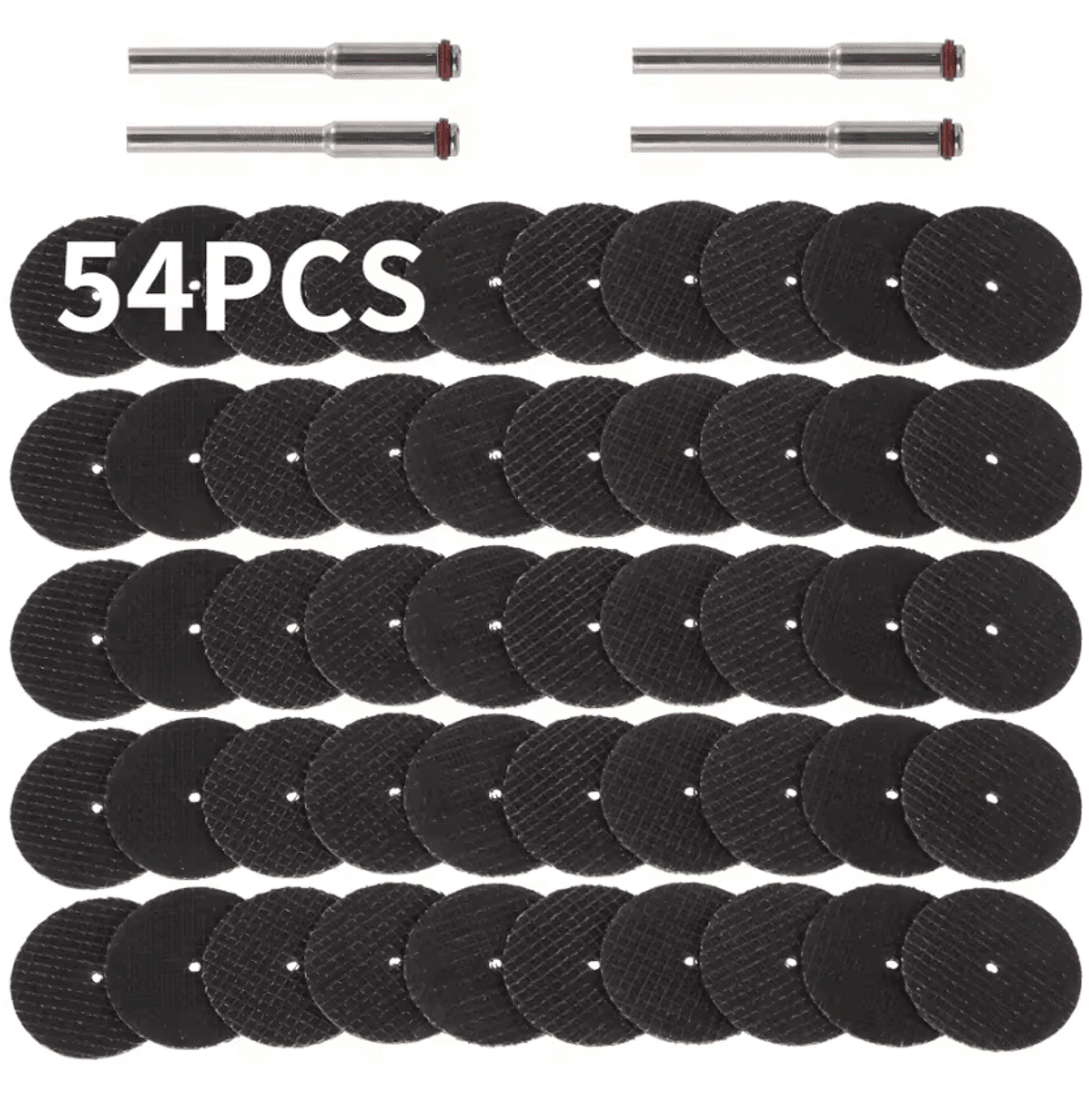 32mm rotary abrasive cutting disc set with mandrels – metal cutting wheels for dremel rotary tools