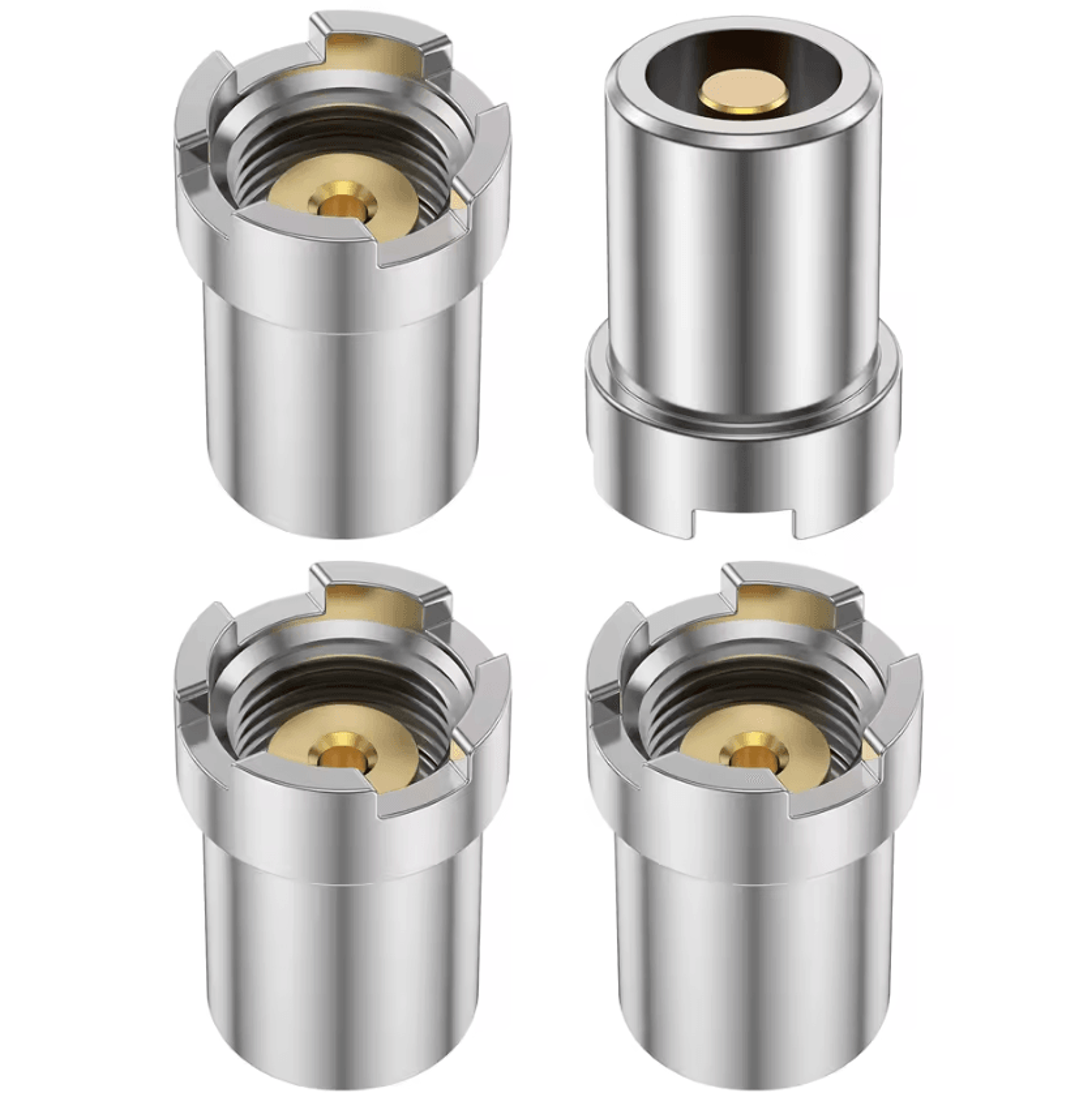 4pcs thread adapter threaded ring adapter kit durable 510 threaded magnetic adapter stable magnetic ring adapter convert