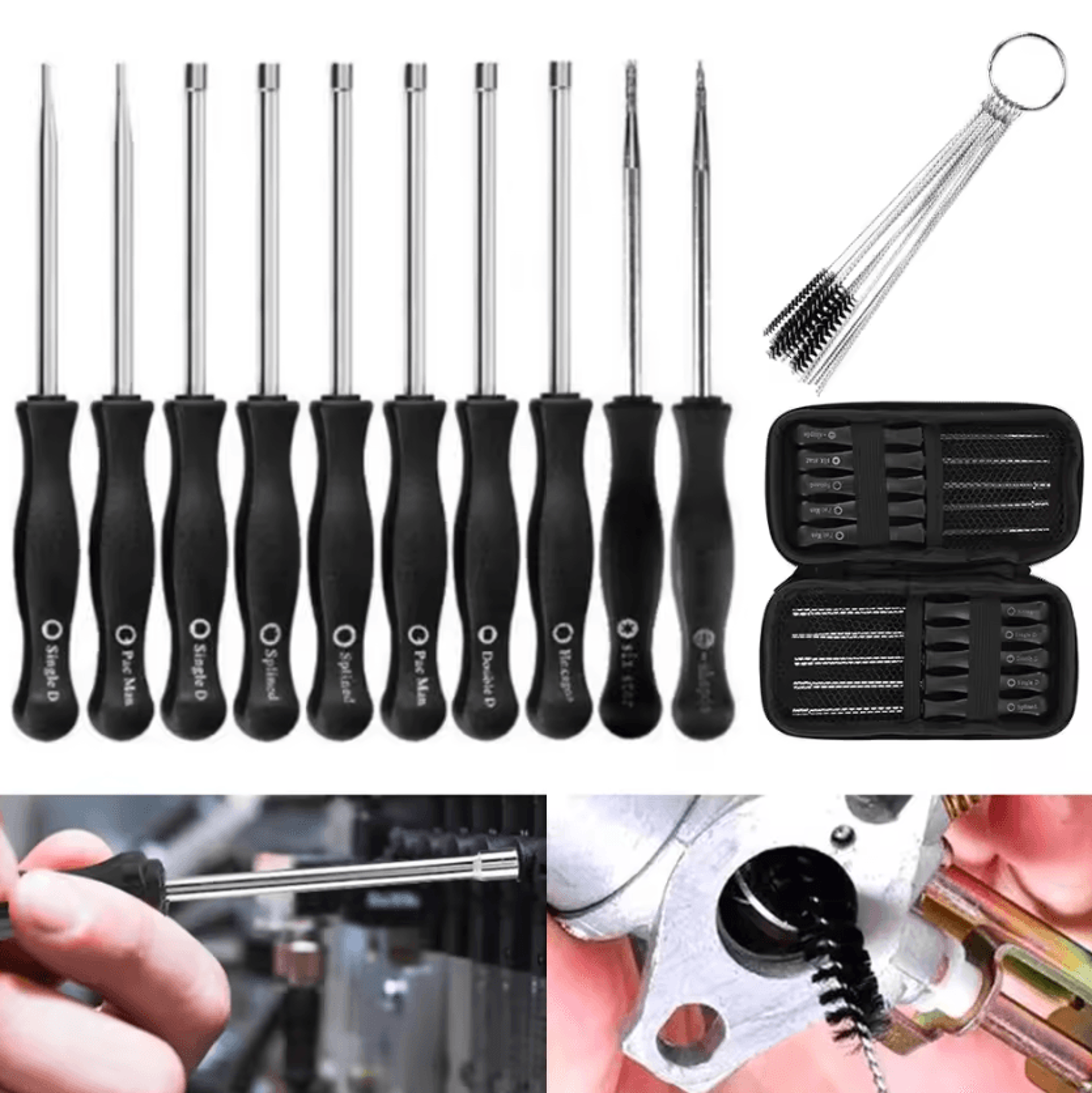 professional carburetor adjustment tool kit 2-cycle small engine carburetor screwdriver set