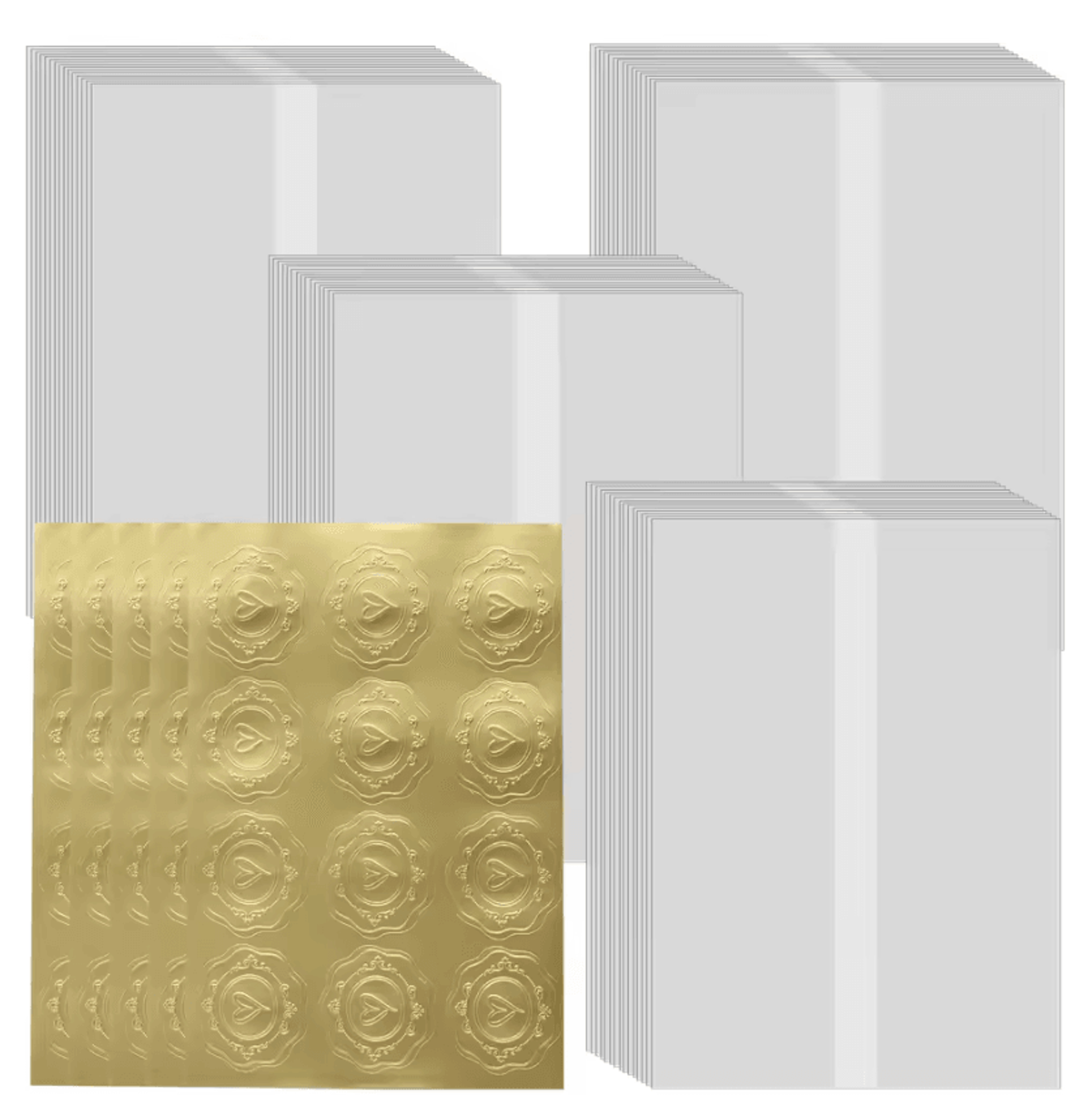 60 pack 5x7 vellum invitation jackets translucent invitation wraps thick vellum sleeves