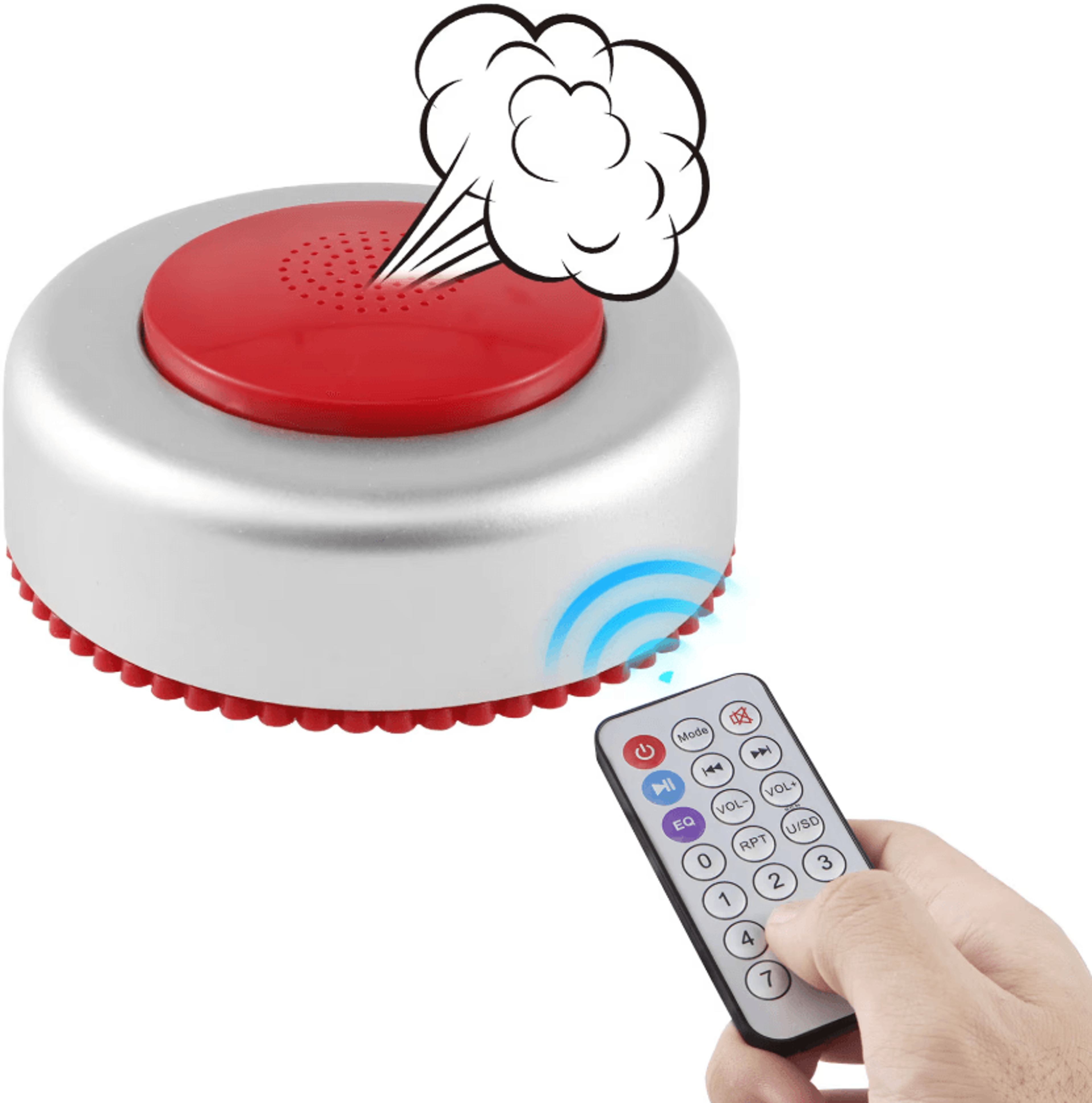wireless fart machine prank toy with 50 realistic sound effects remote controlled gag device