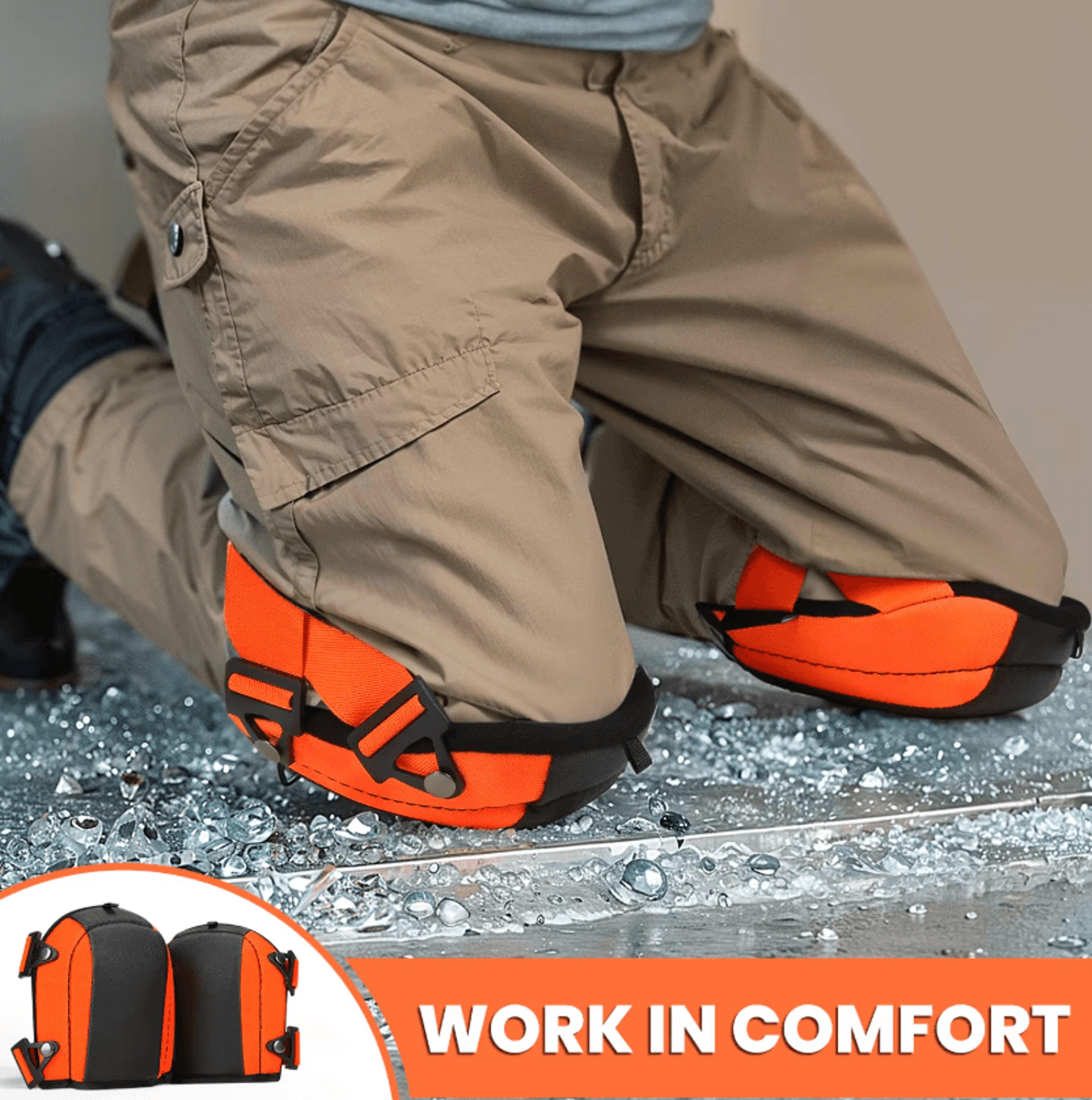 garden knee pads with foam padding comfortable kneeling protection for gardening flooring and cleaning