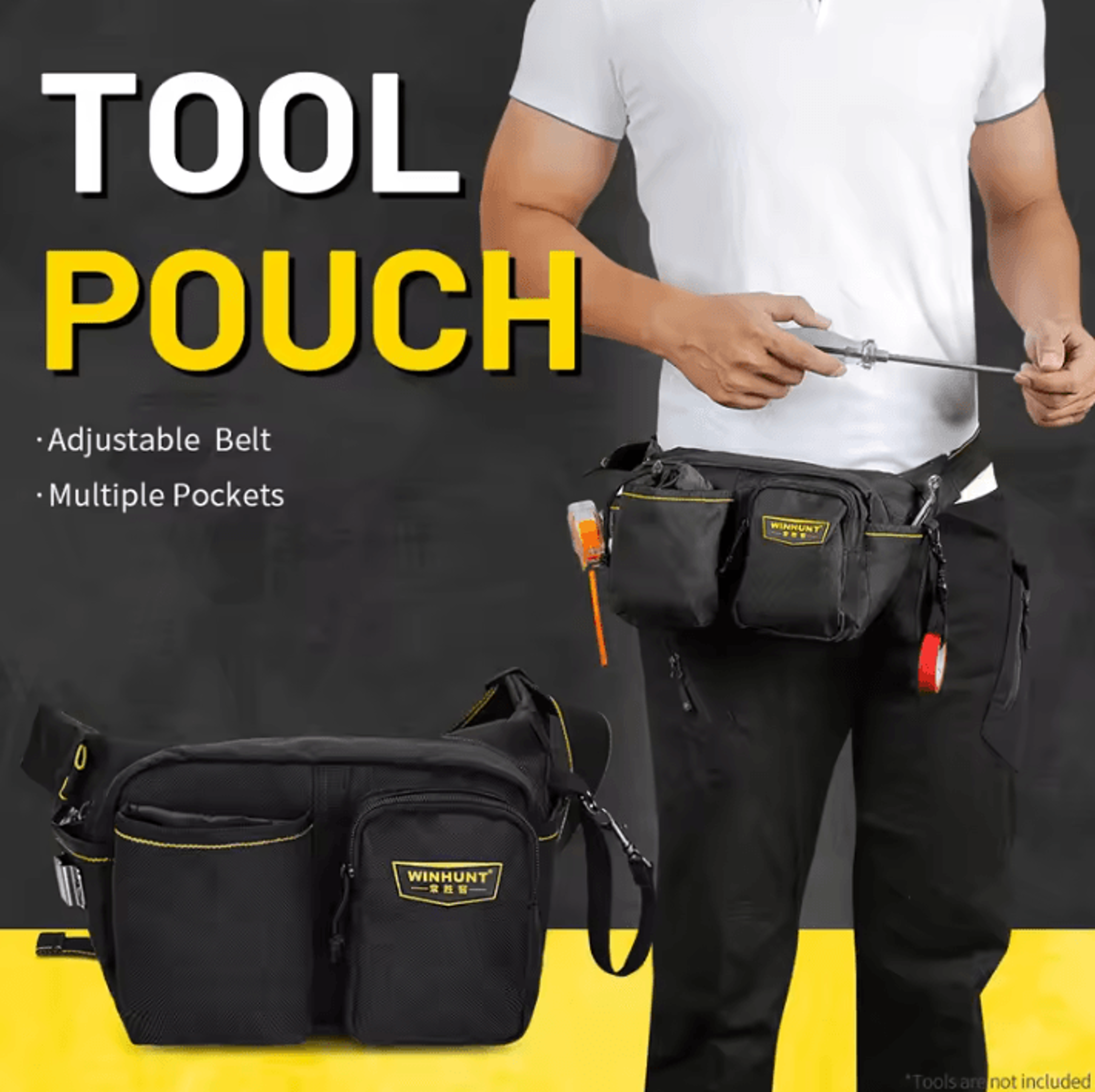 thickened electrician tool waist bag with multifunctional oxford cloth organizer