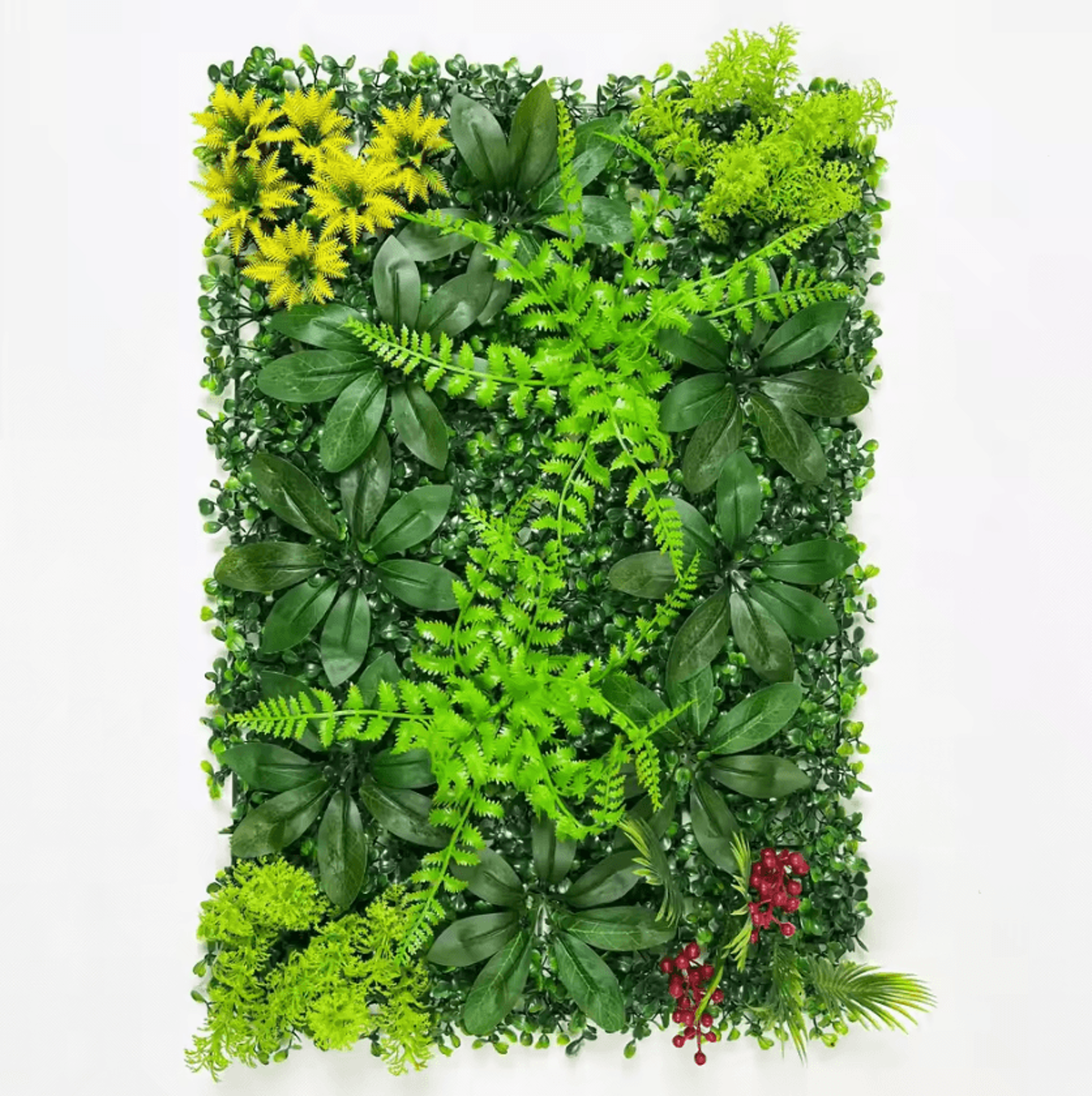 artificial boxwood hedge wall panel with flowers artificial privacy fence green wall decor for indoor outdoor use