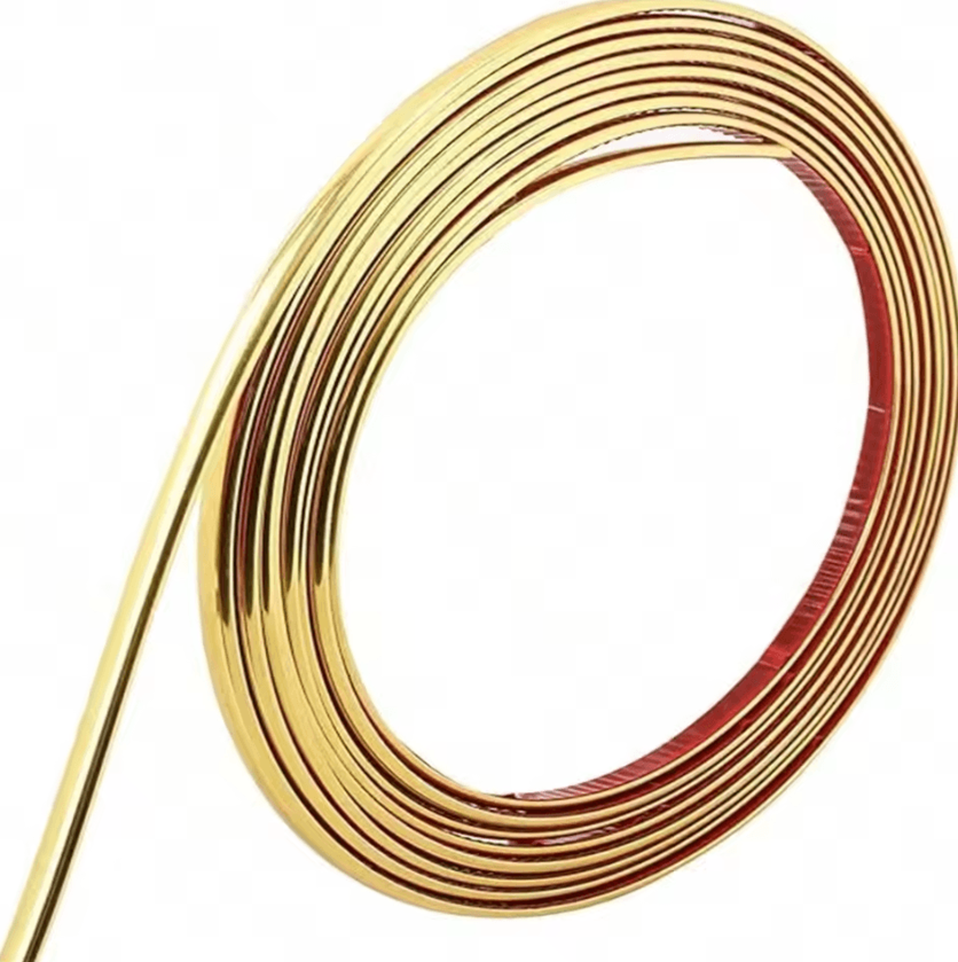 gold pvc wall trim molding peel and stick decorative wall border strip