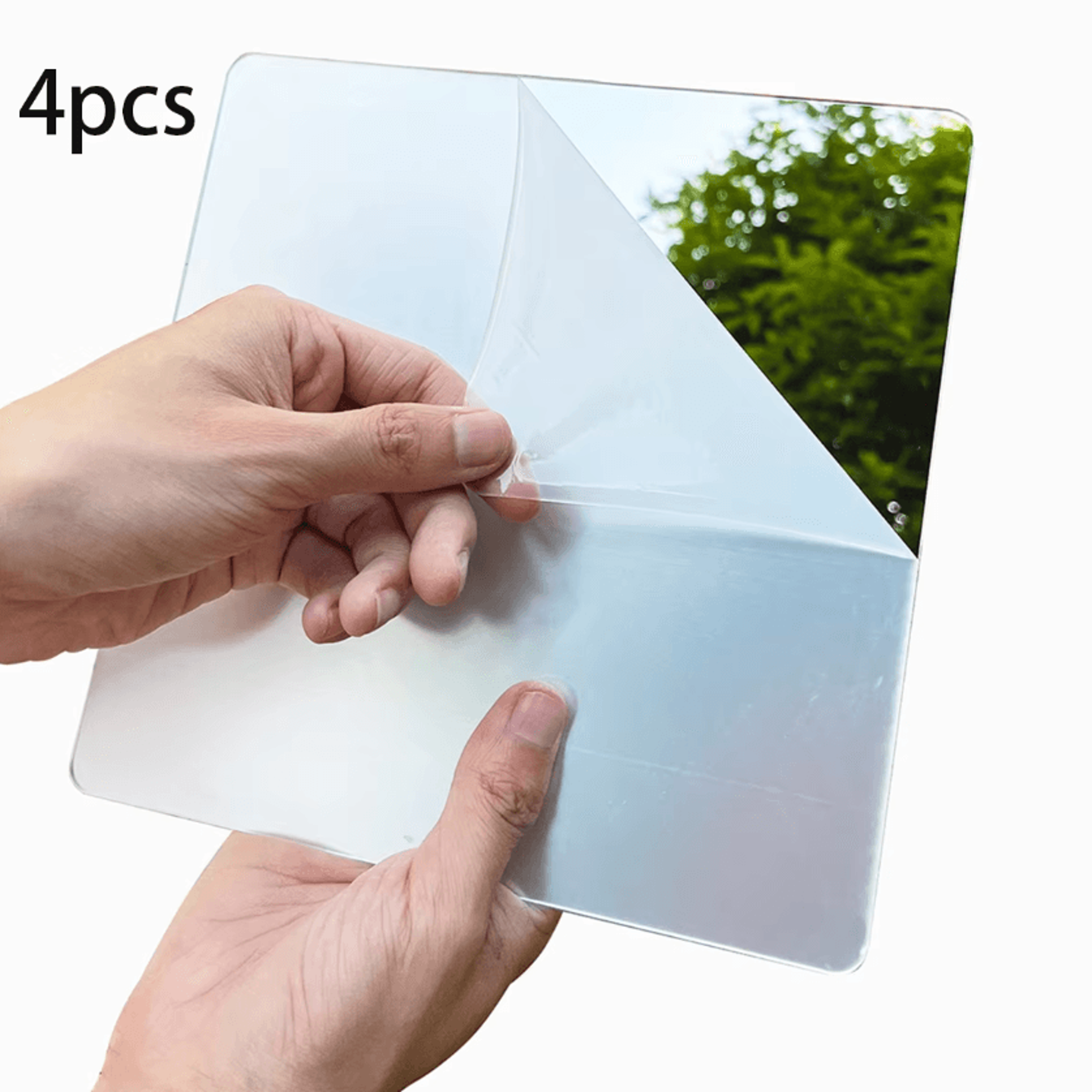 square acrylic mirror wall stickers self adhesive decorative mirror tiles for home decor