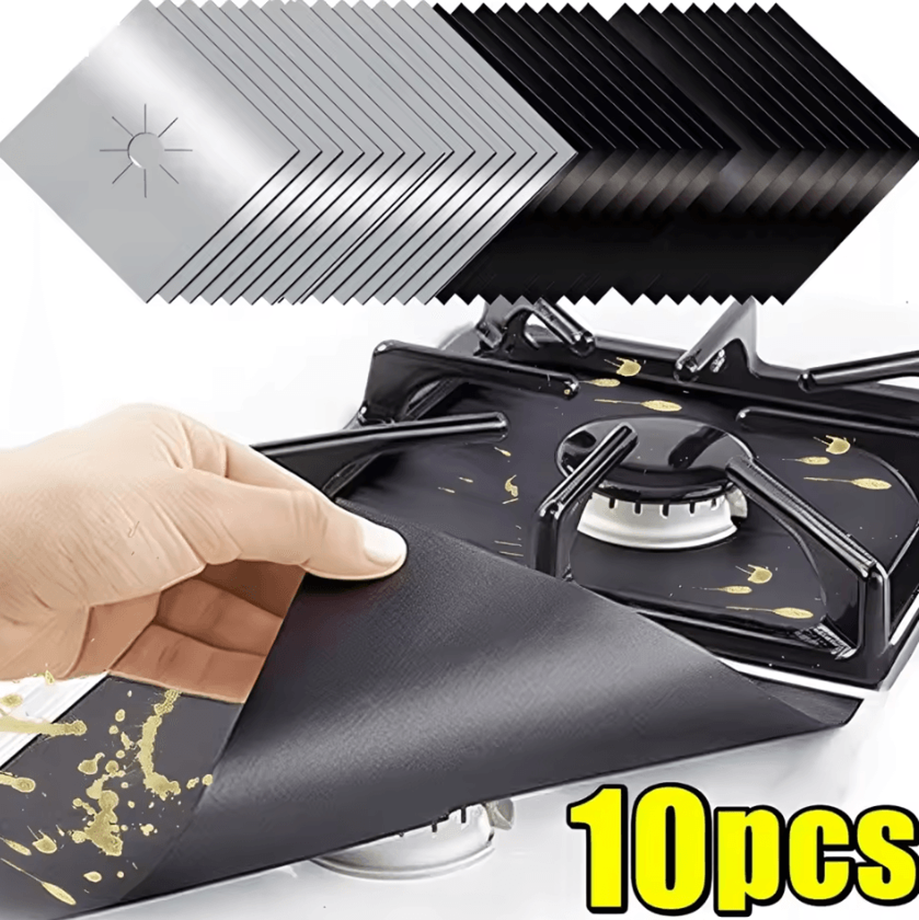 reusable gas stove burner covers for easy kitchen cleanup