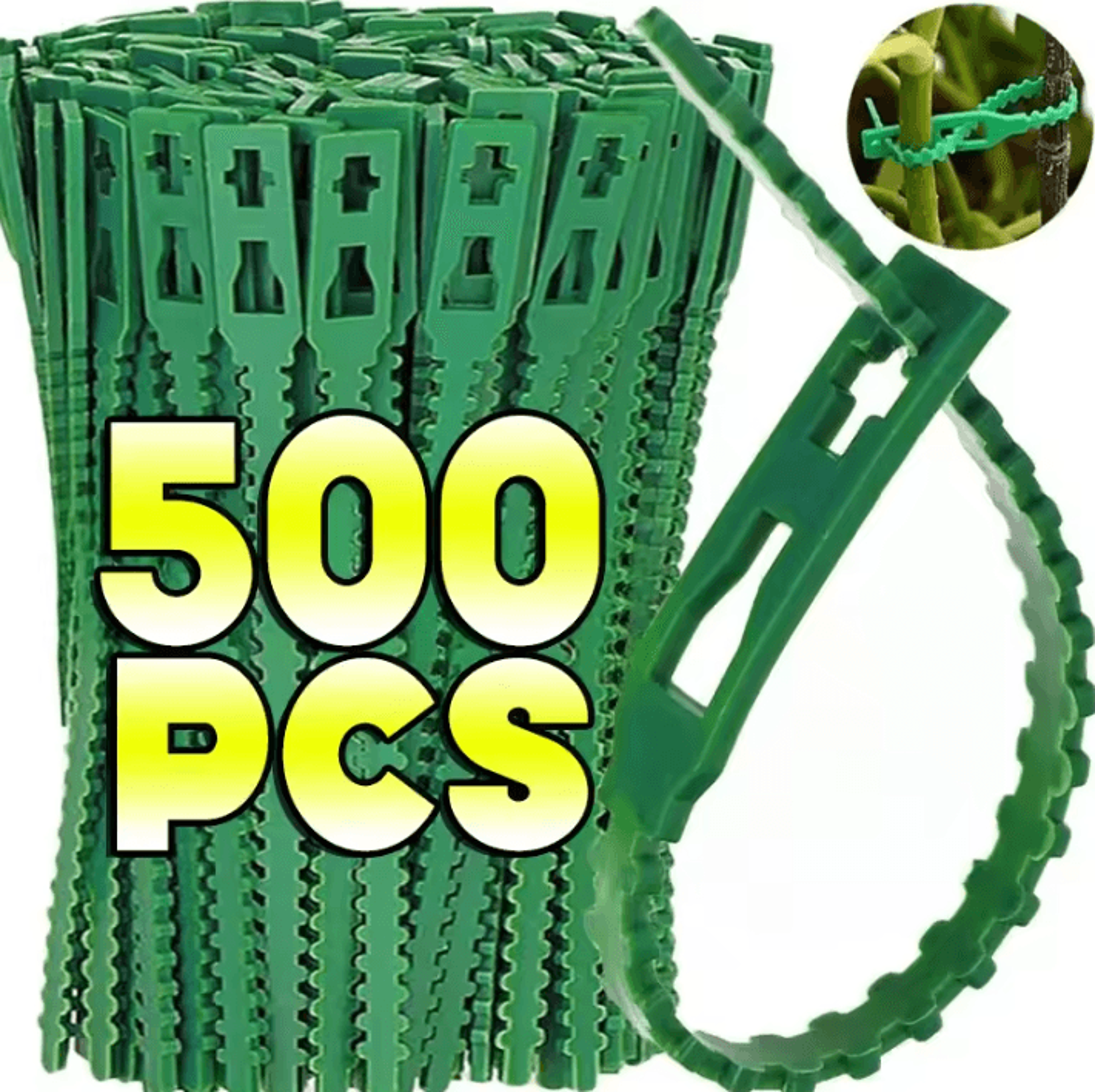 reusable adjustable garden plant ties for vines, trees, shrubs and cable organization
