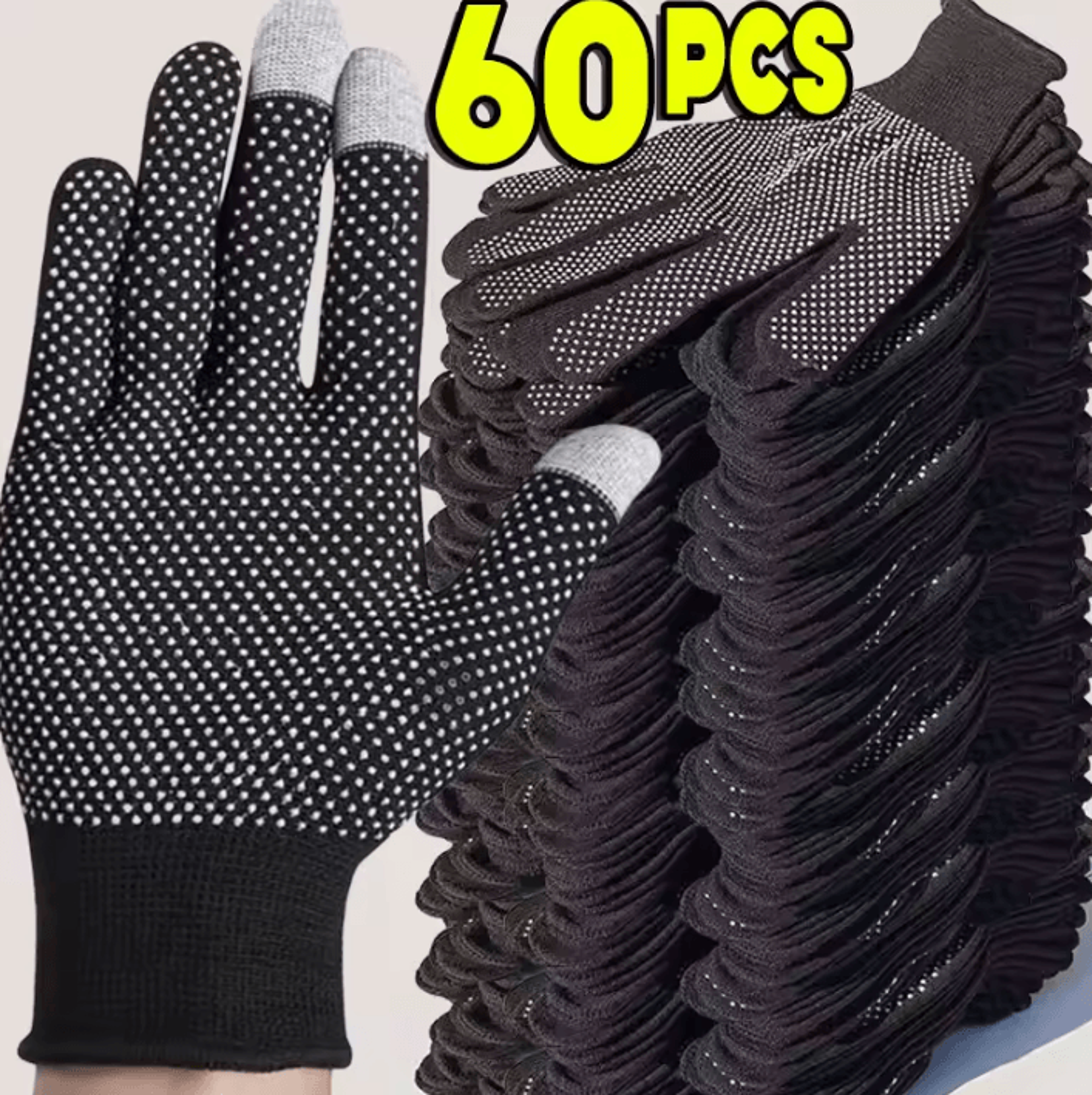 breathable touch screen work gloves non slip nylon gloves for cycling fitness and outdoor activities