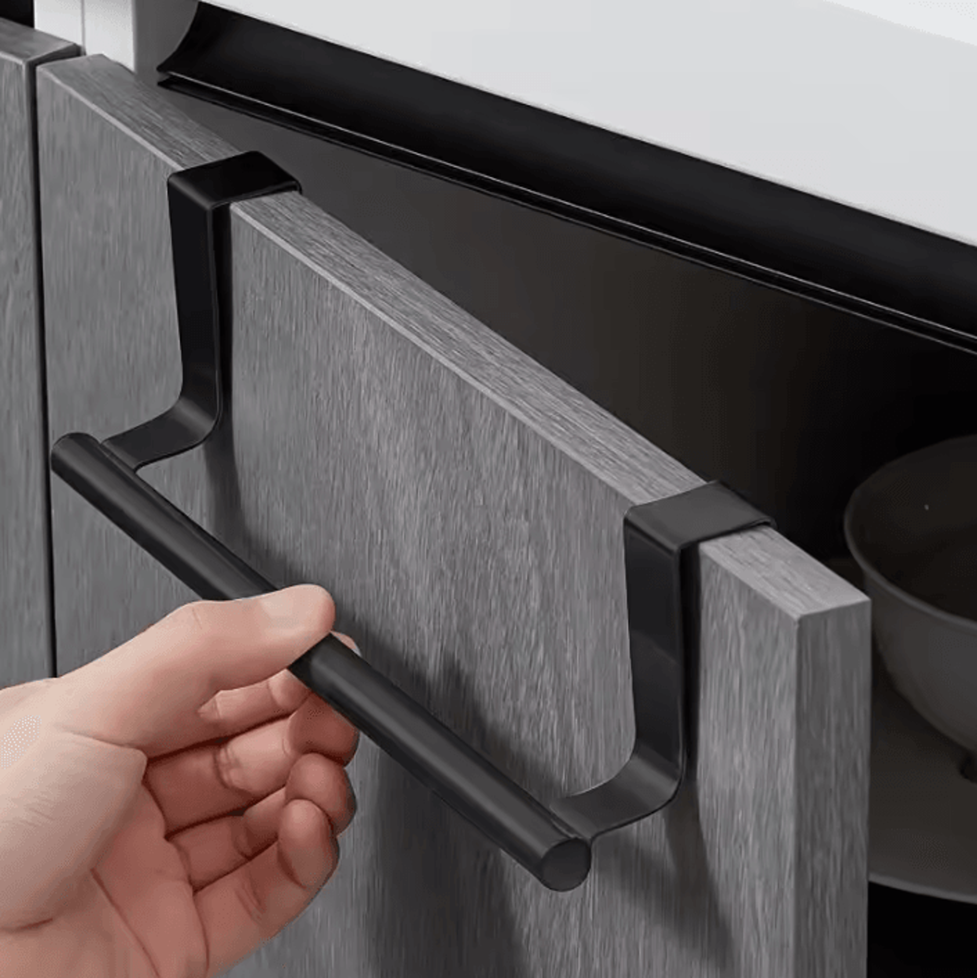 over cabinet towel rack punch-free hanging towel holder for kitchen and bathroom