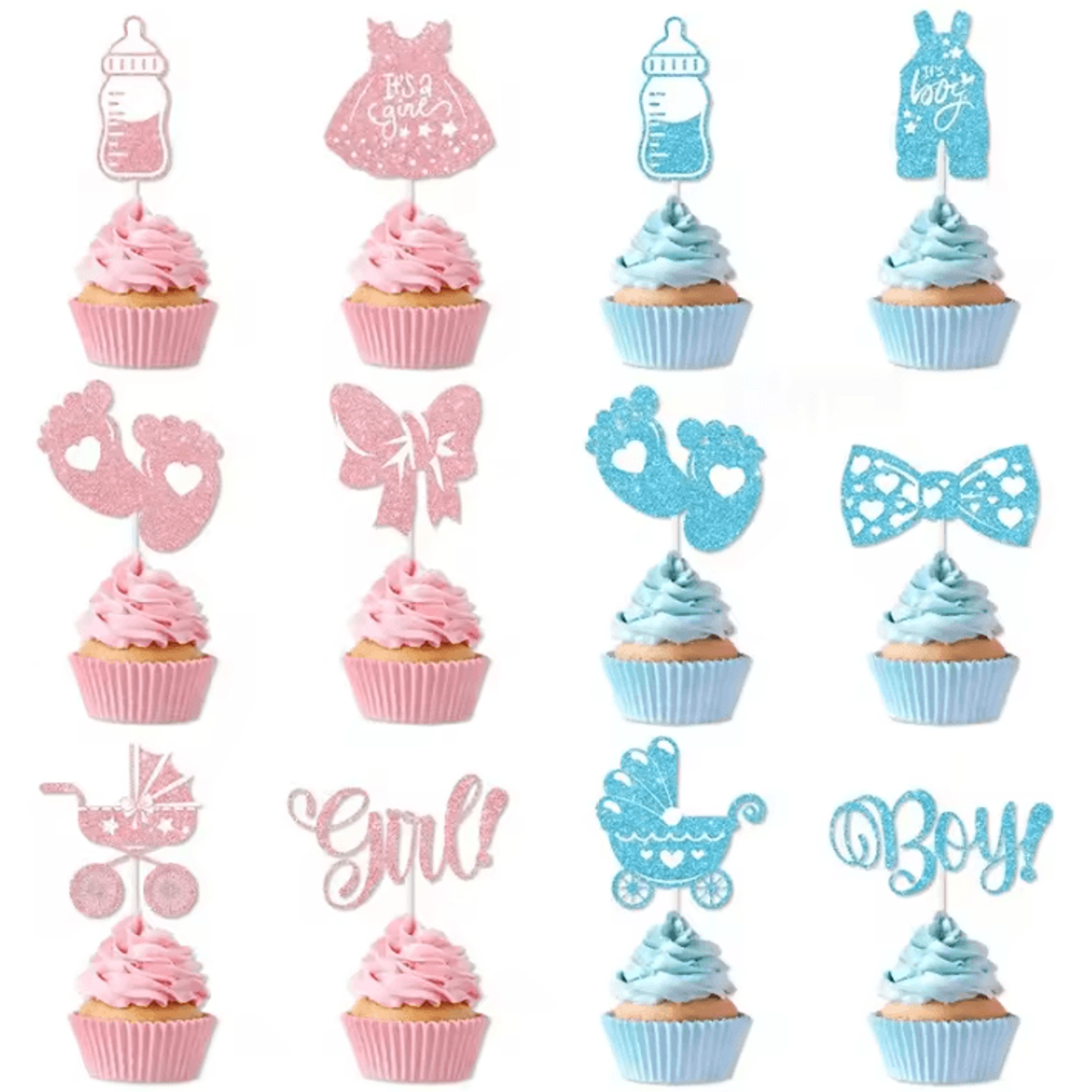 mermaid cake and cupcake toppers birthday party decorations set