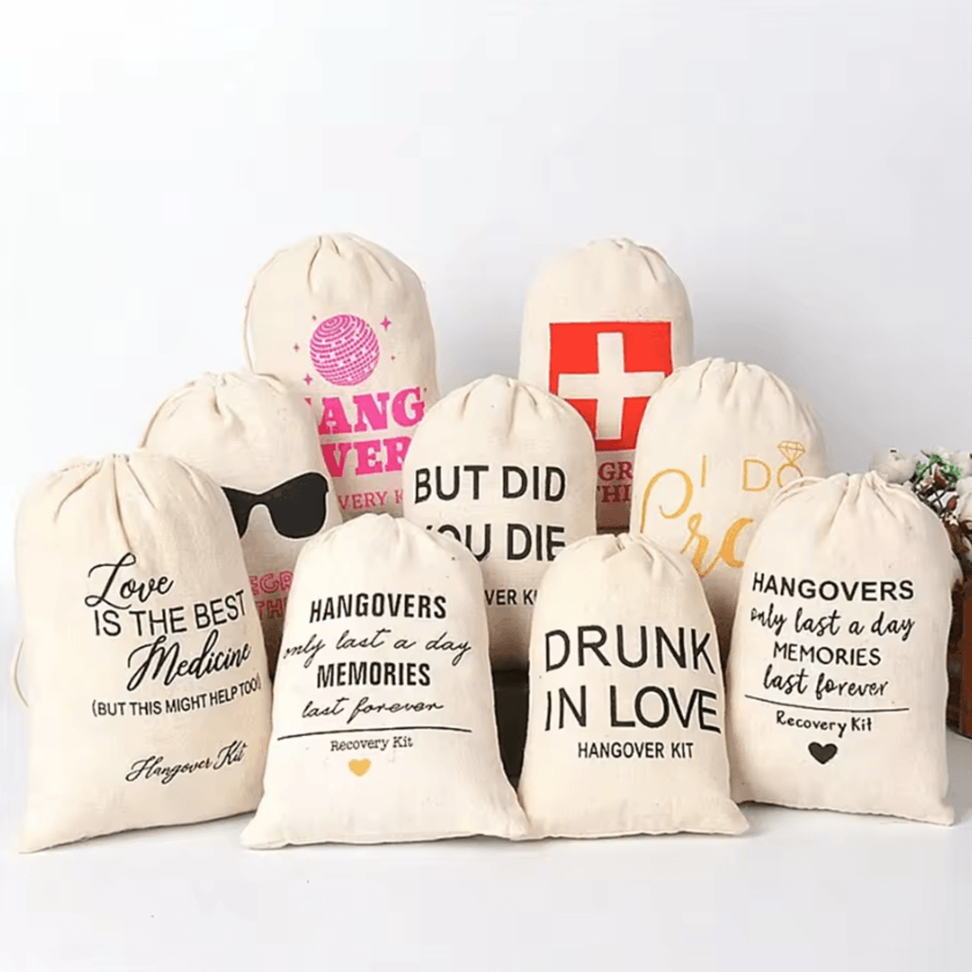 hangover recovery gift bags funny wedding welcome bags for party guests