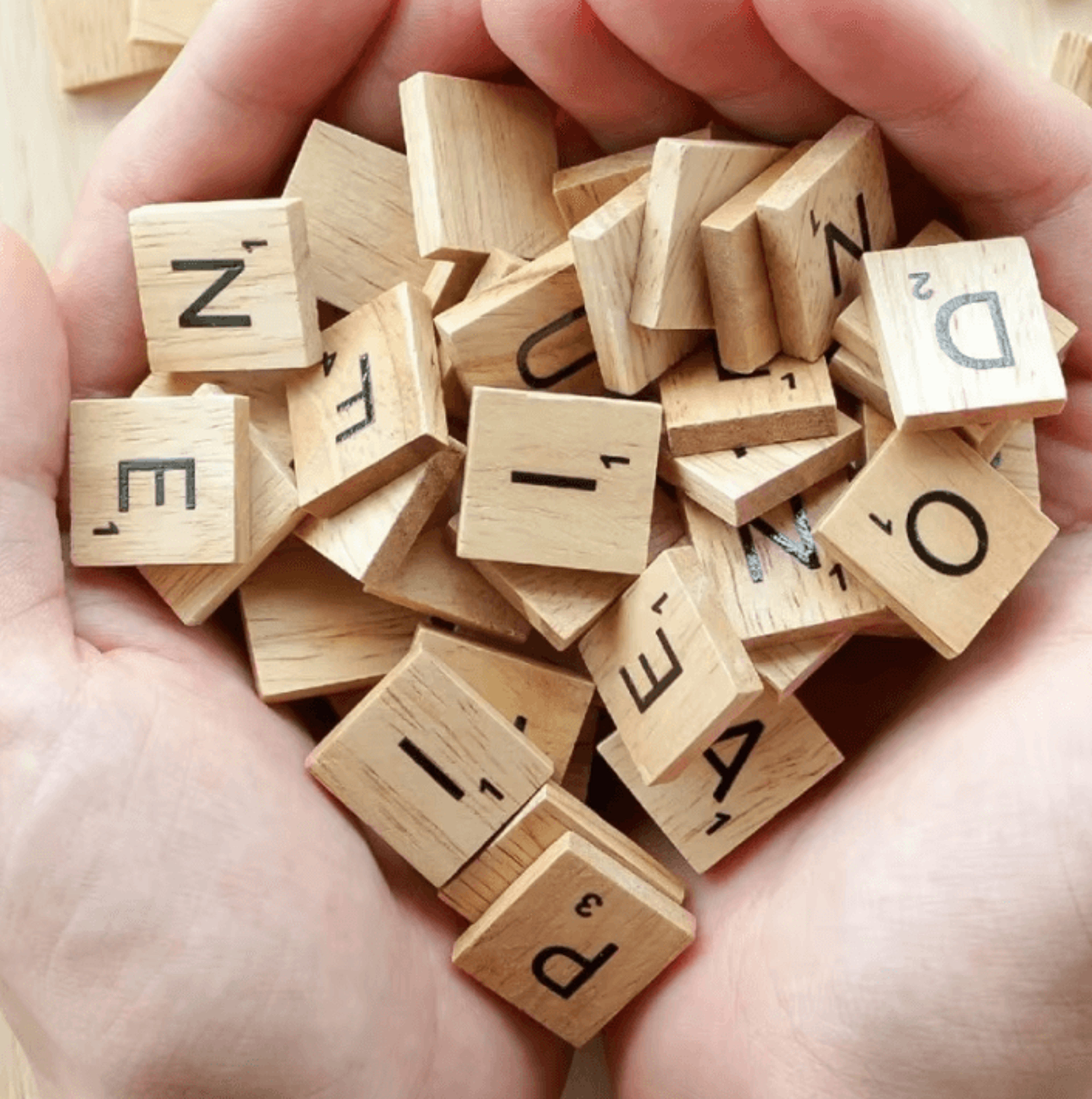 wood letter tiles alphabet craft pieces for diy coasters, games, and home decorations