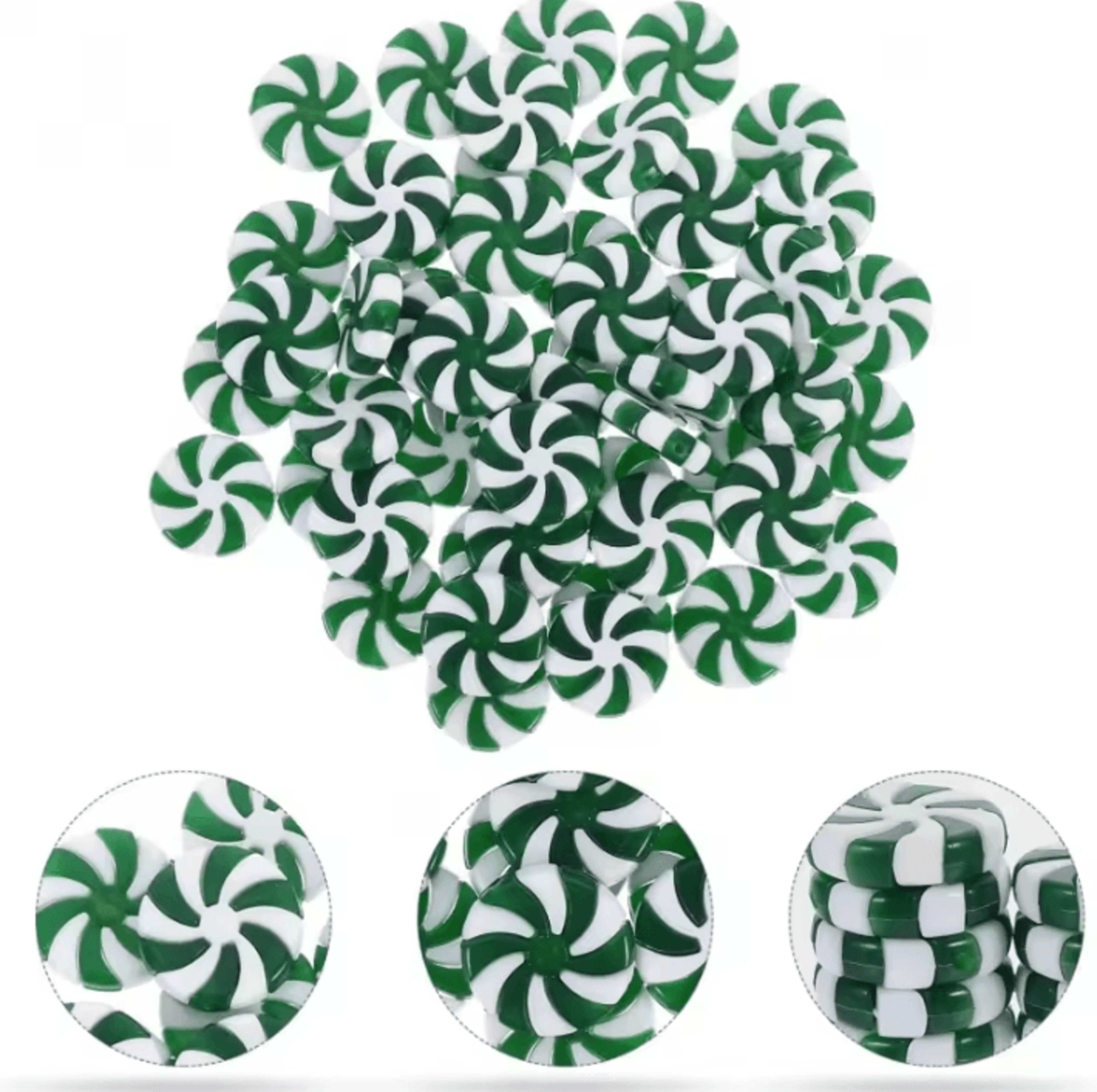 christmas candy cane ornaments hanging tree decorations set