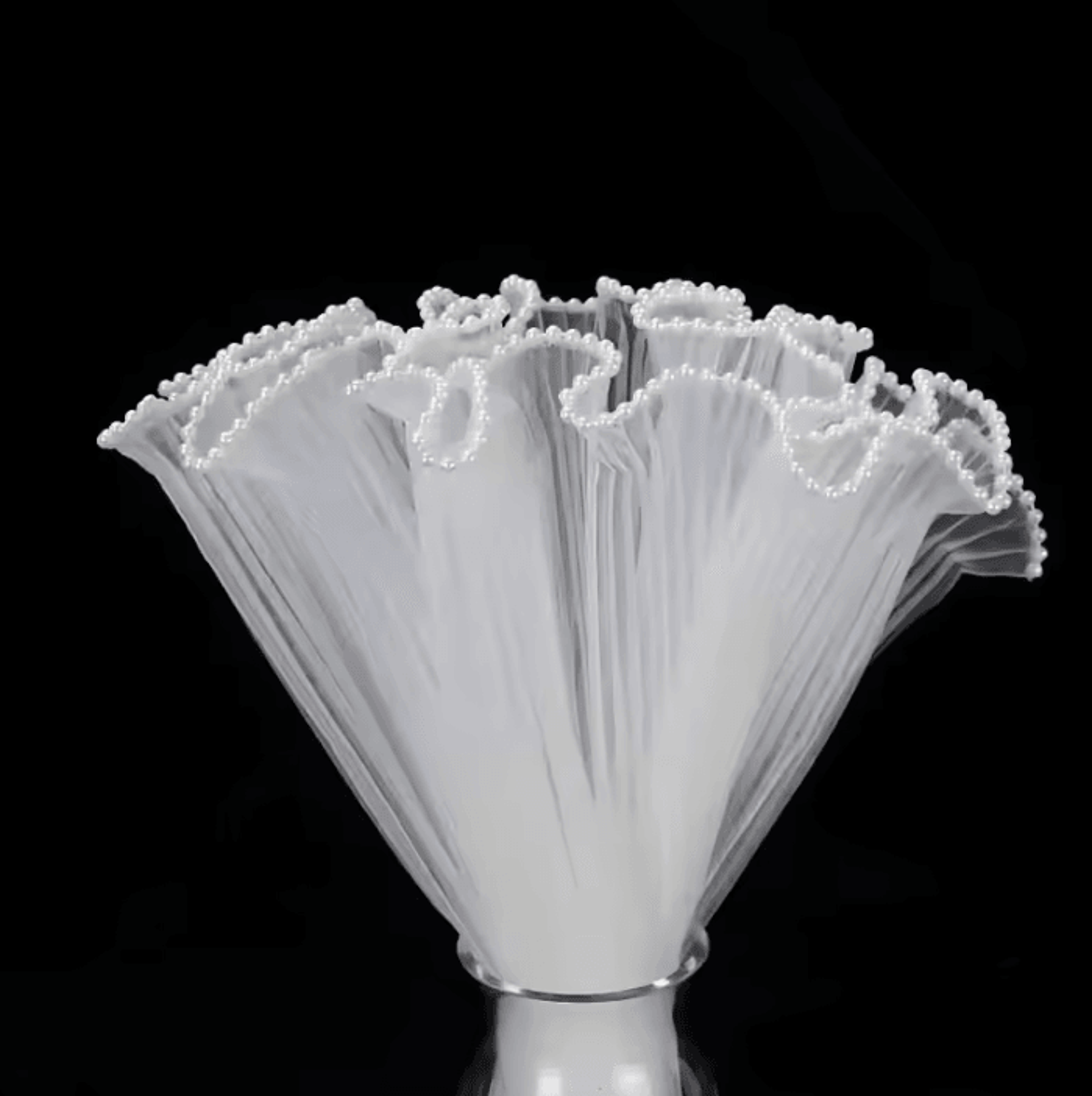 pearl edge flower wrapping paper mesh bouquet wrap for gifts and floral arrangements