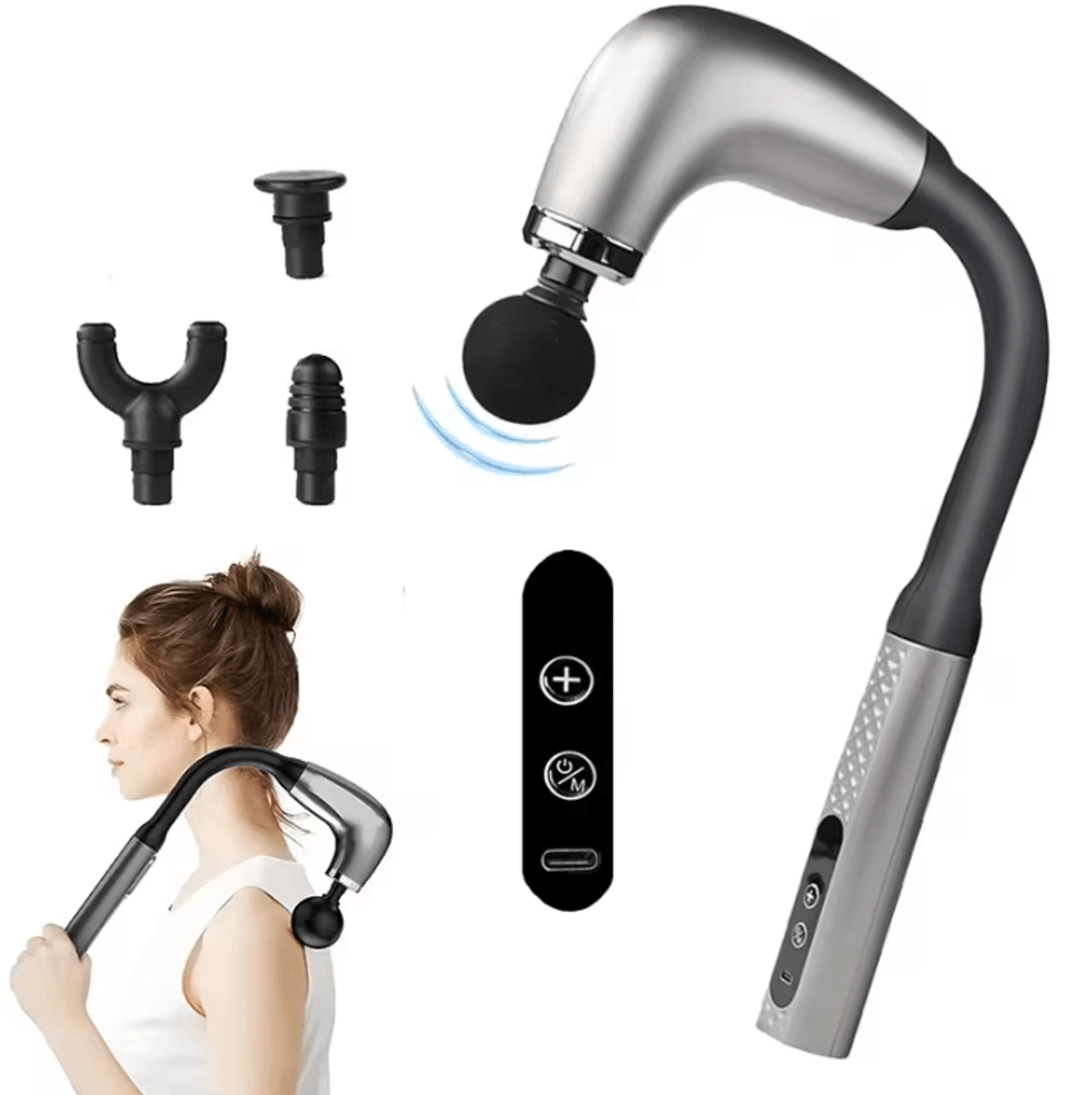 smart handheld fascia massage gun – massage gun for deep tissue muscle recovery & relaxation
