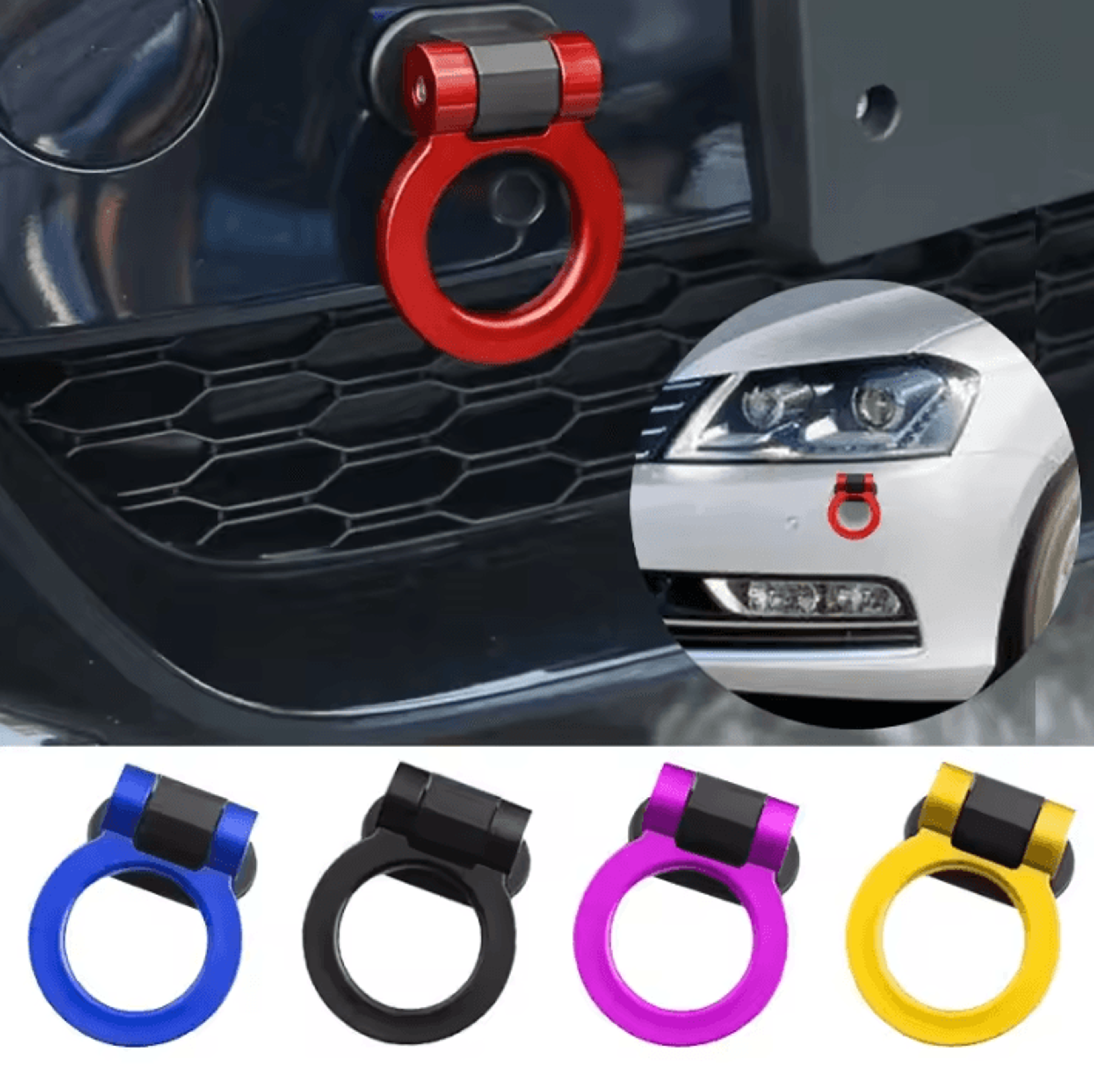 universal trailer tow hook – tow hook for front & rear vehicle recovery