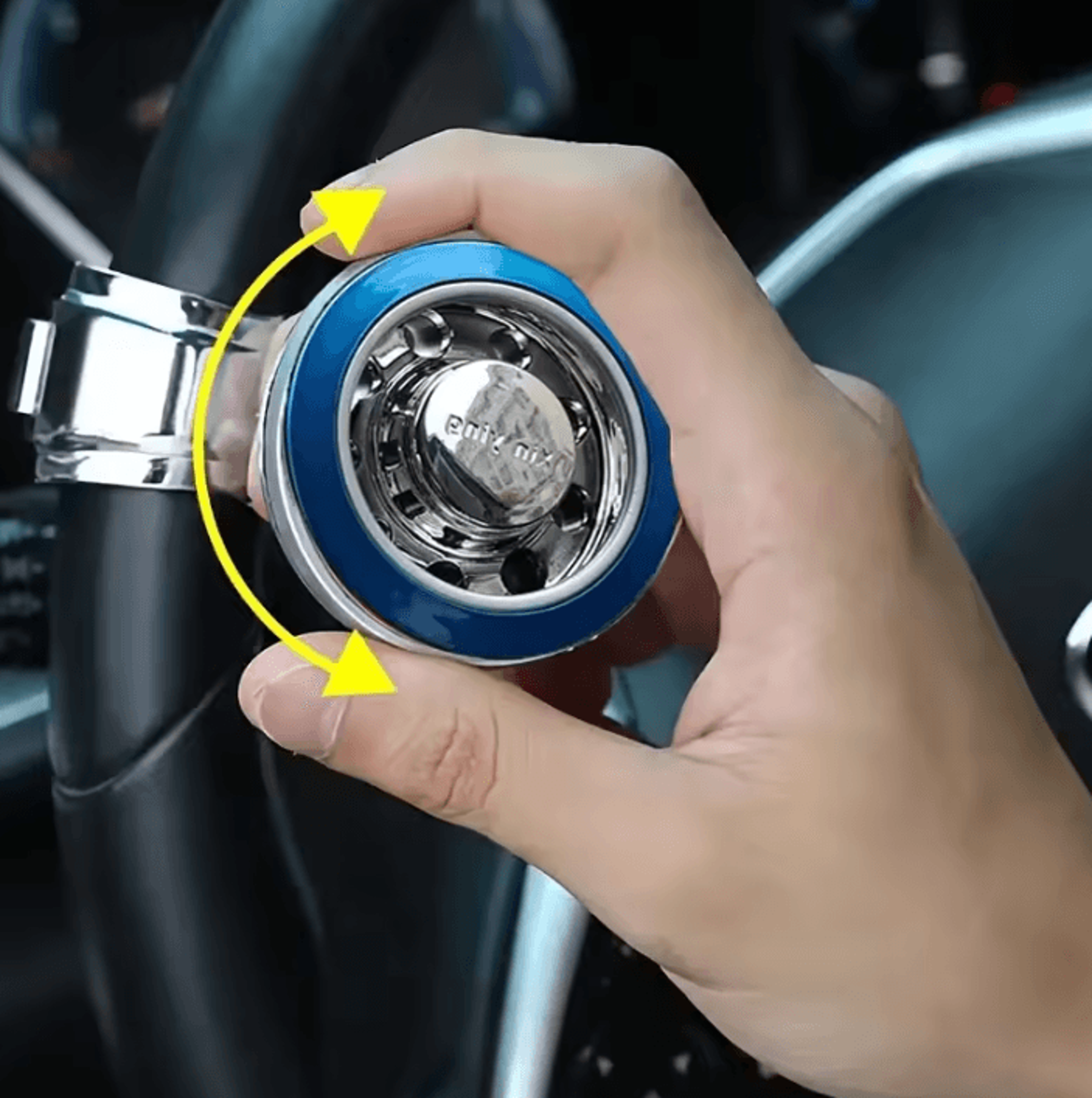 universal steering wheel power ball spinner knob with anti slip bearing grip