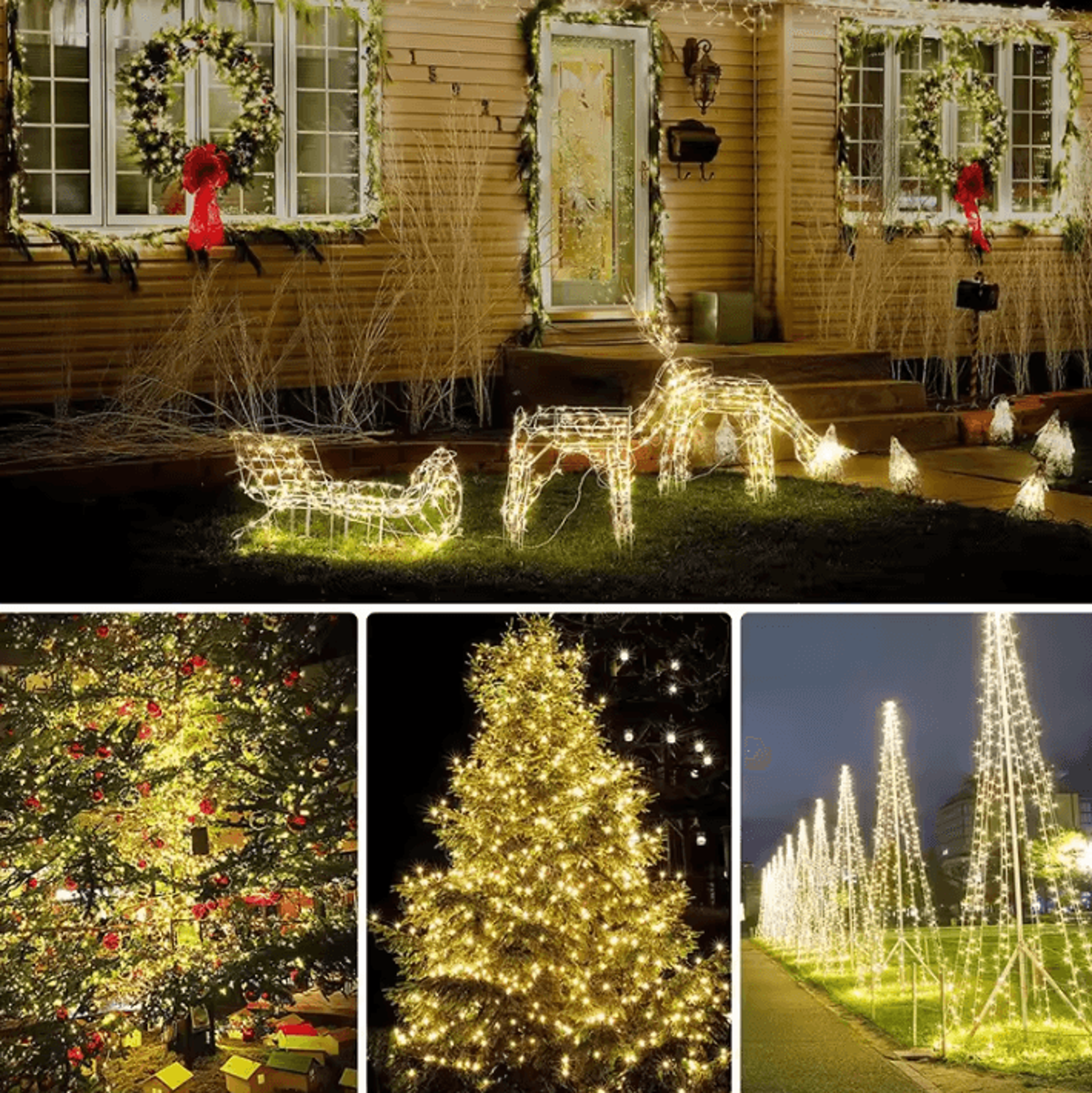 100 led solar fairy string lights – waterproof solar fairy lights for garden, patio, wedding & christmas decor