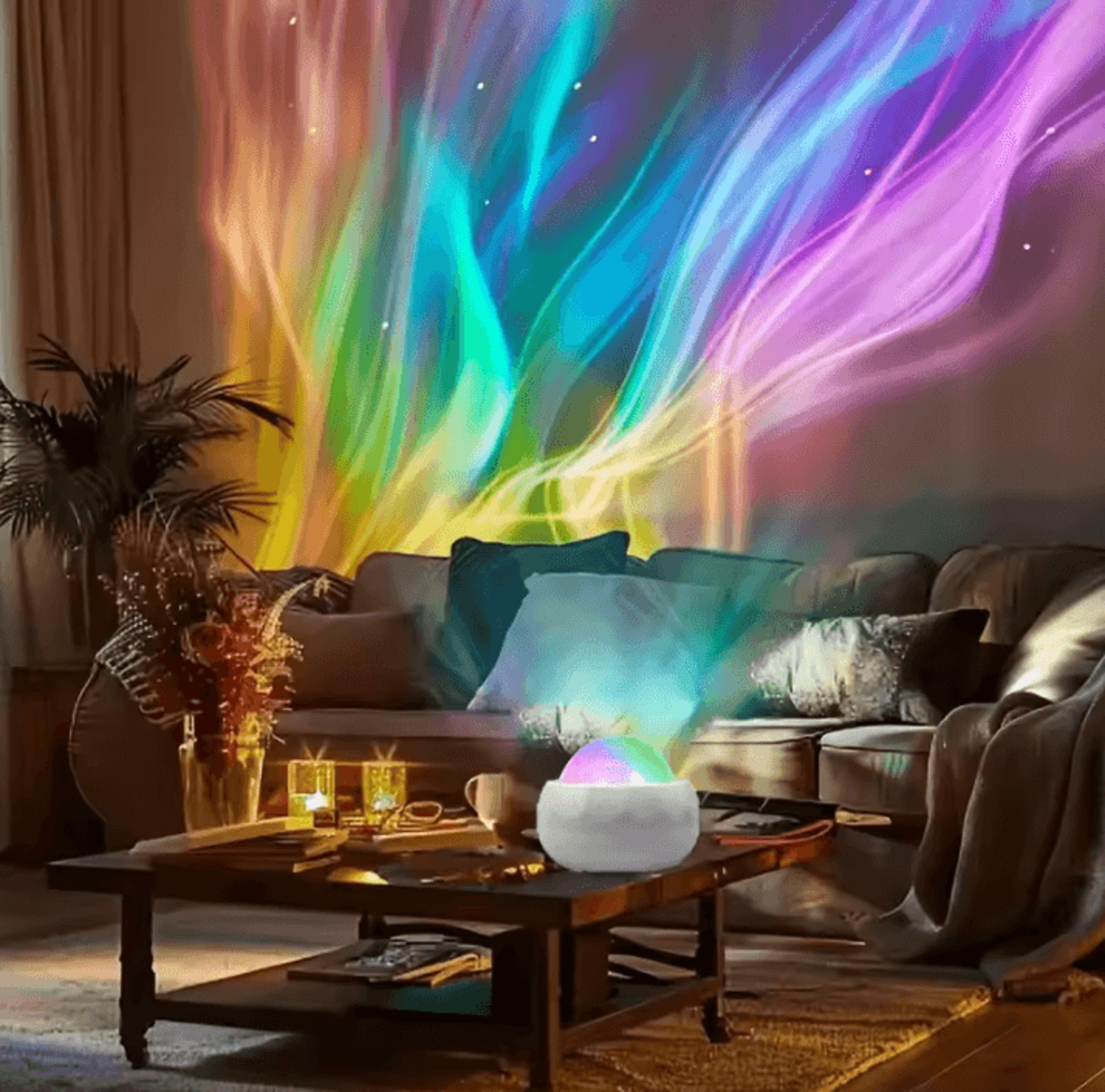 northern lights aurora projector – aurora projector starry sky led night light for bedroom, party & home decor