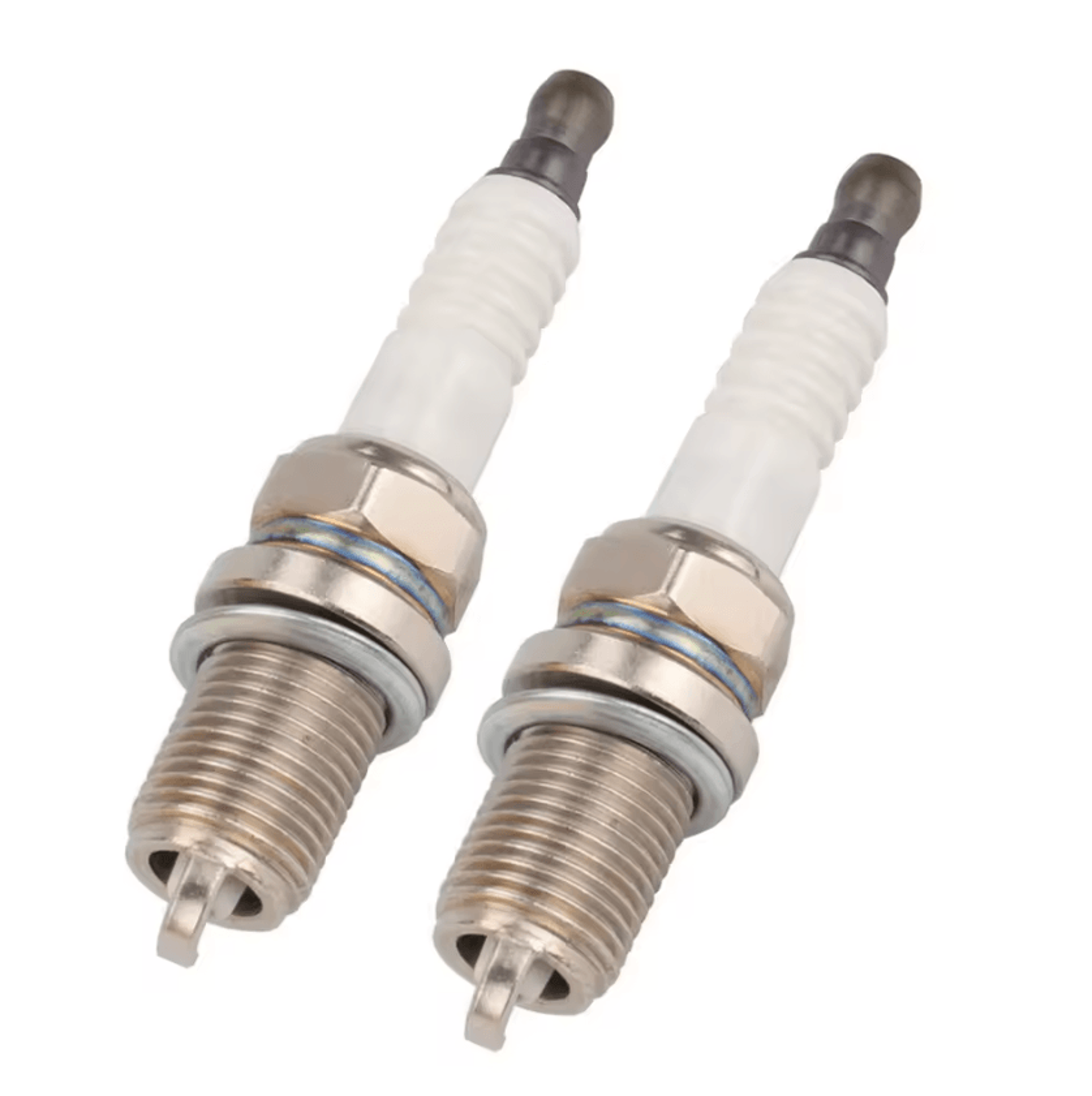 2-pack champion rc12yc spark plugs for briggs & stratton ohv lawn mower, trimmer & garden engines