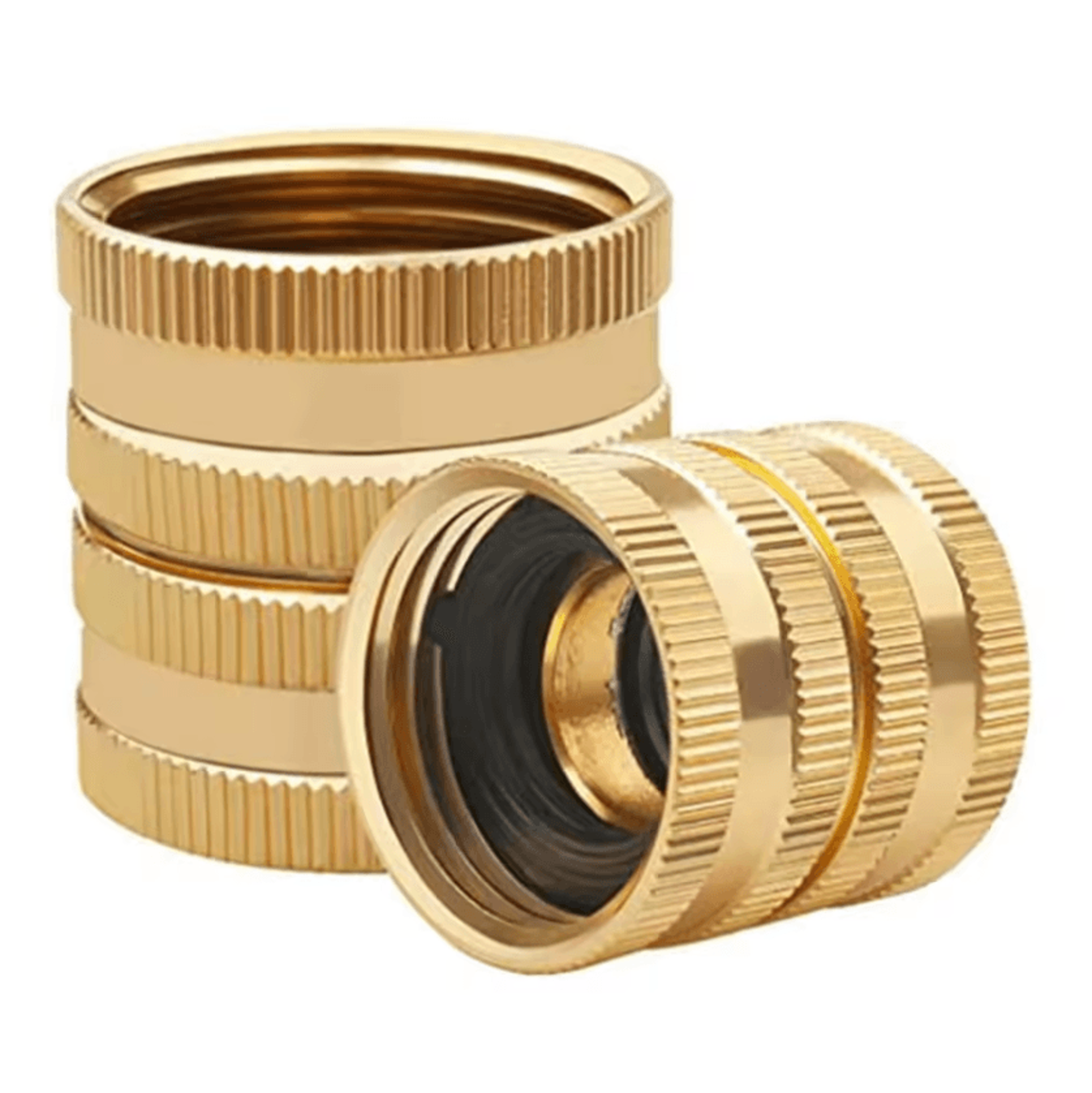 brass female to female garden hose adapter 3/4 inch for garden hose connector and irrigation