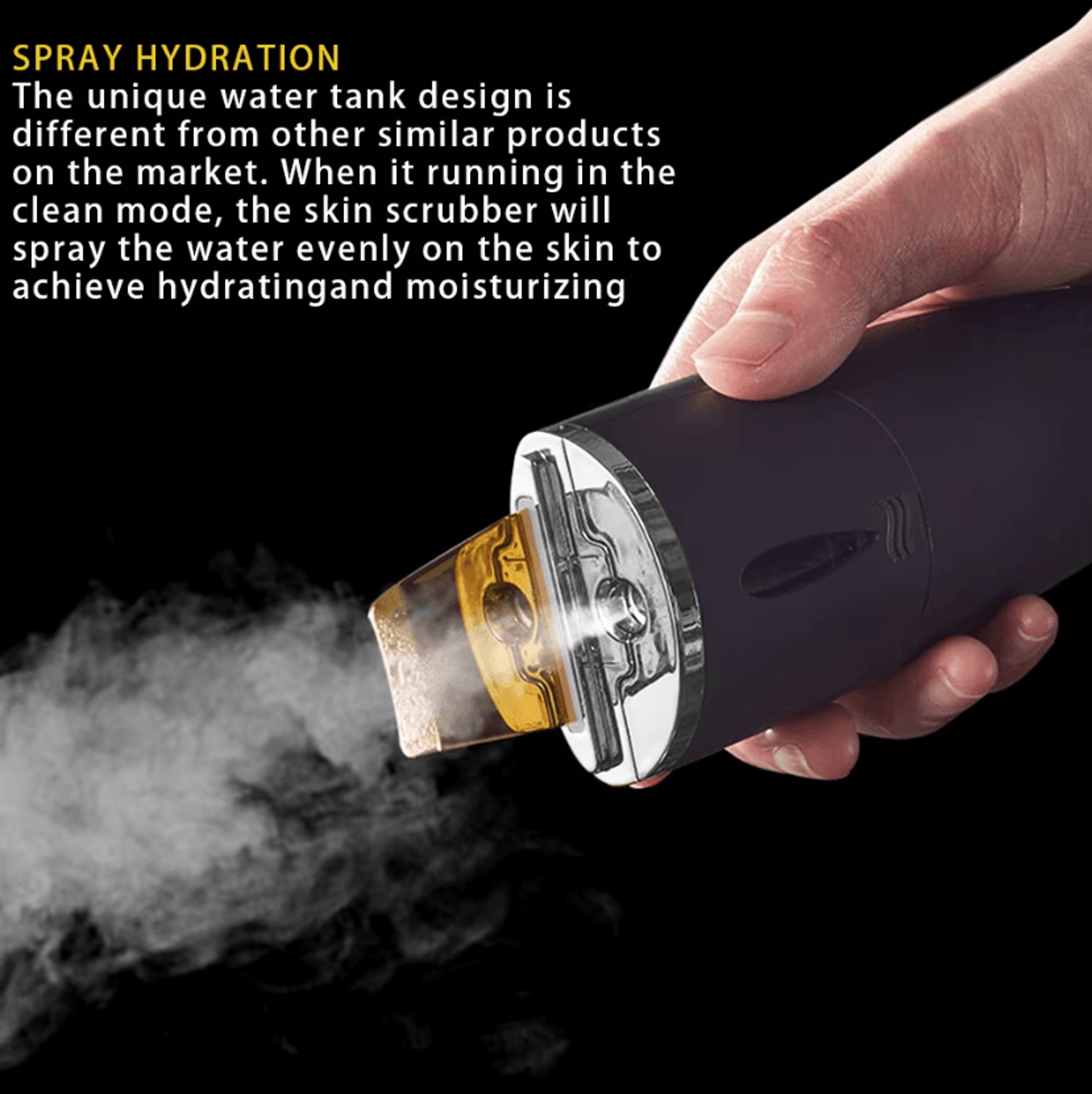 ems ultrasonic skin scrubber face spatula blackhead remover facial cleansing device