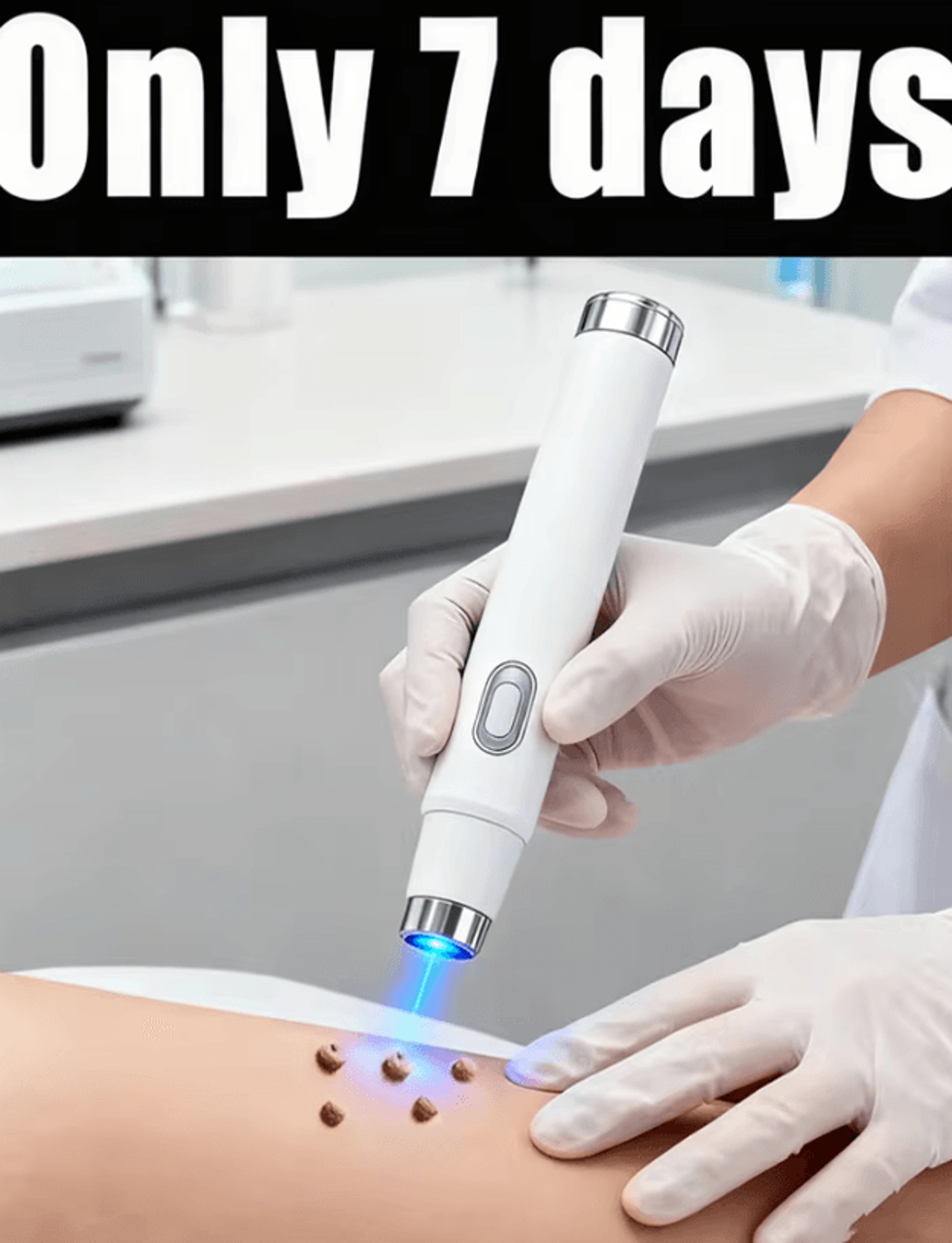 blue light skin care device portable led beauty tool for precision skin care