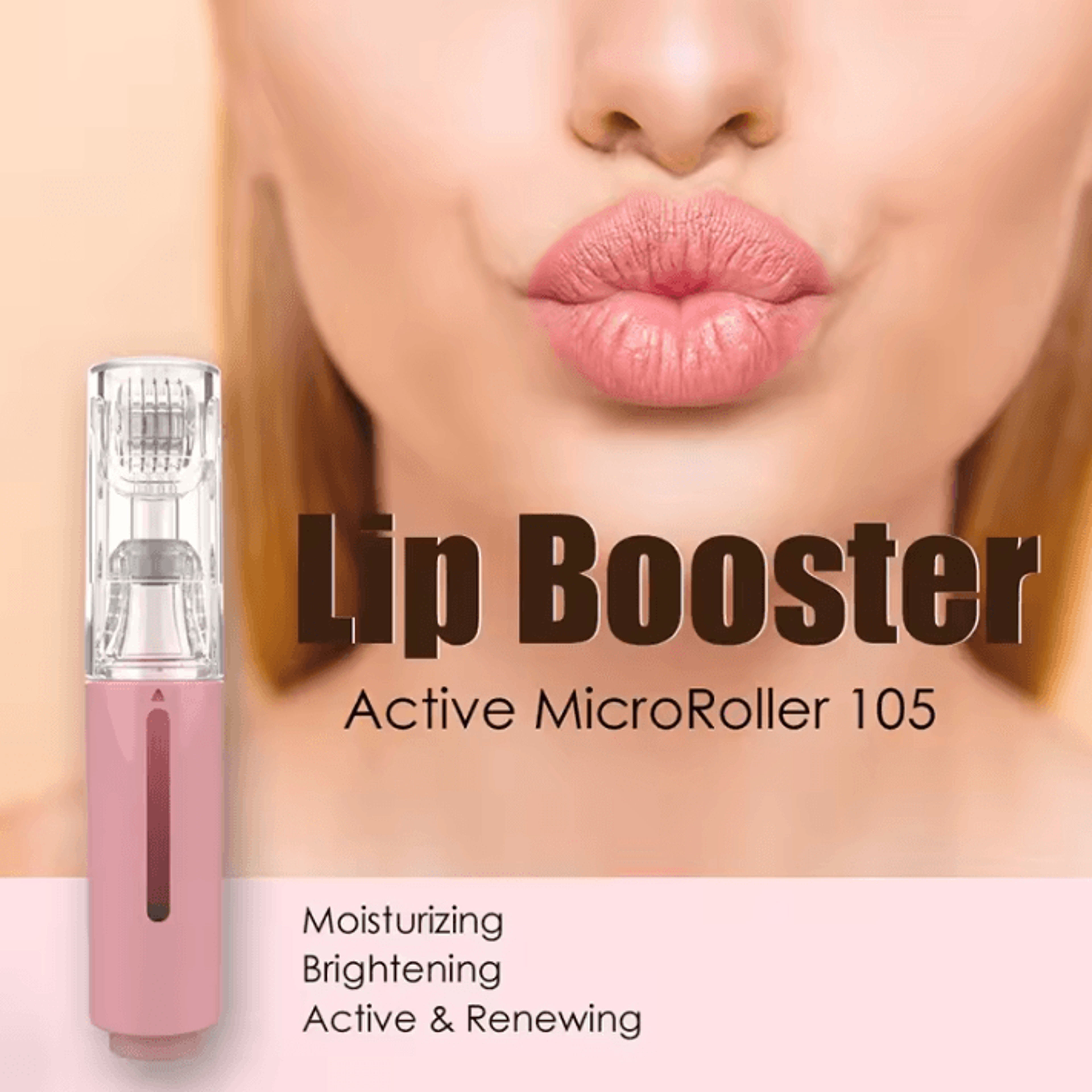 titanium derma roller microneedling tool for face lips beard hair and serum application