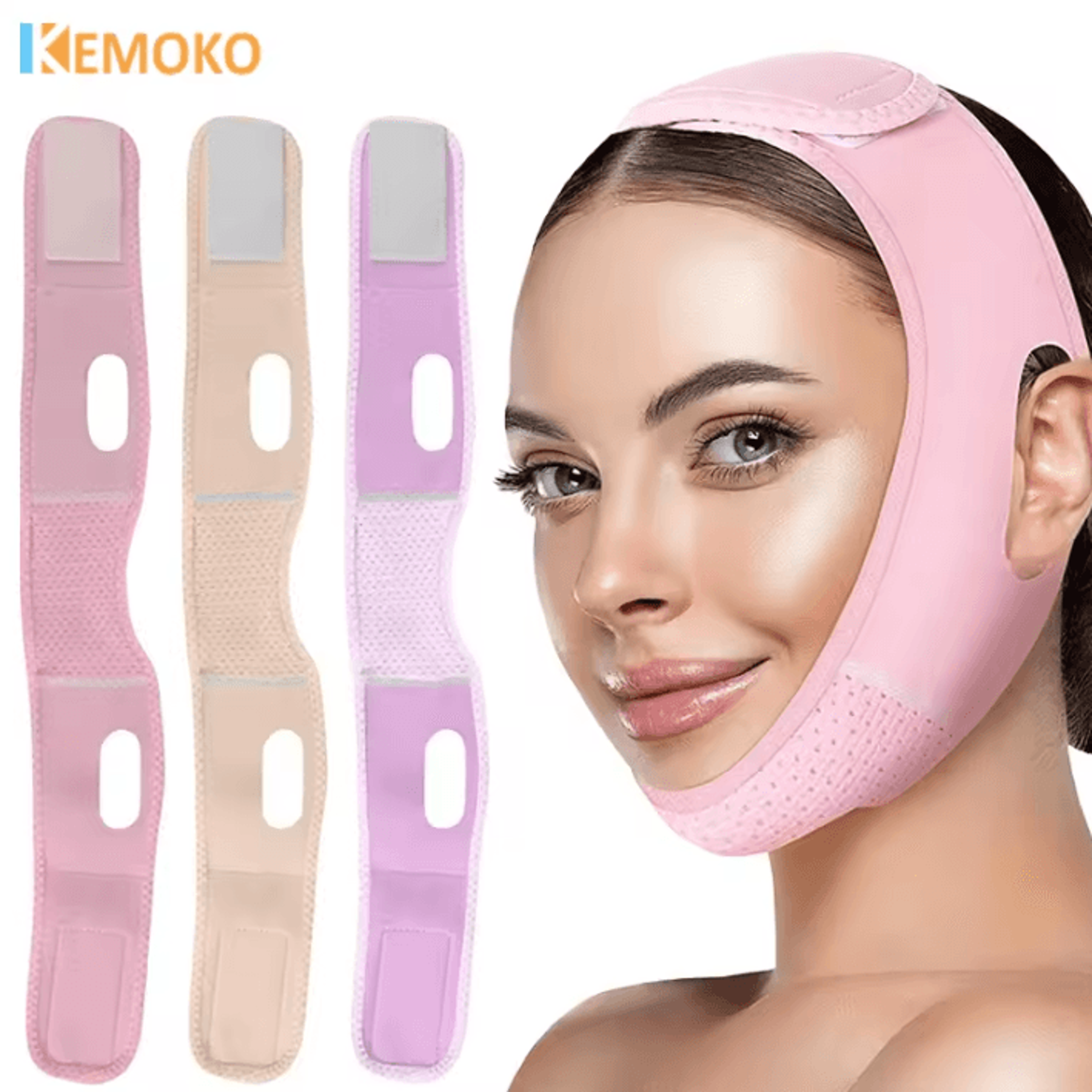v line face slimming band face lift strap chin and cheek sculpting beauty wrap