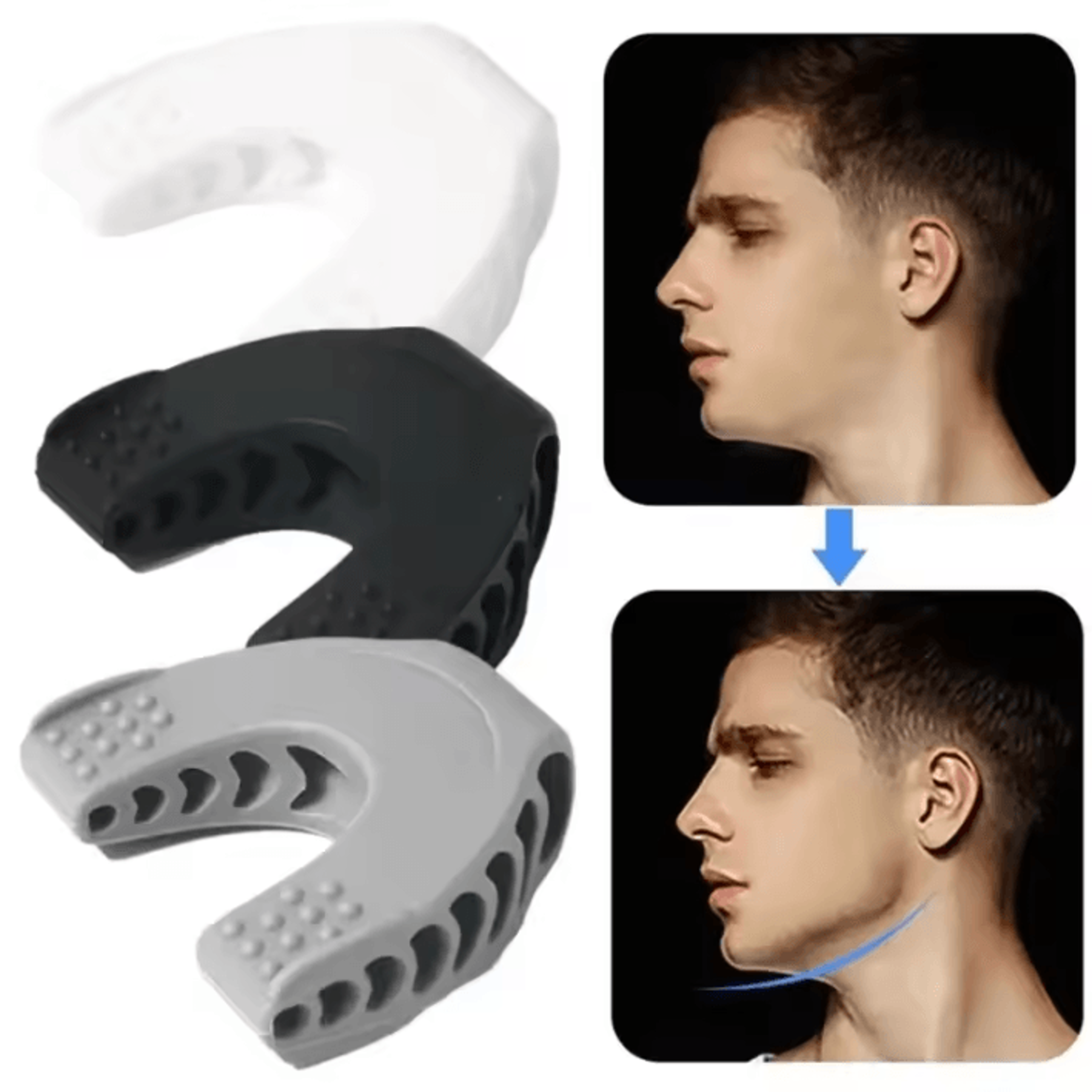jaw exerciser and neck toning trainer jawline exercise tool for facial muscle workout