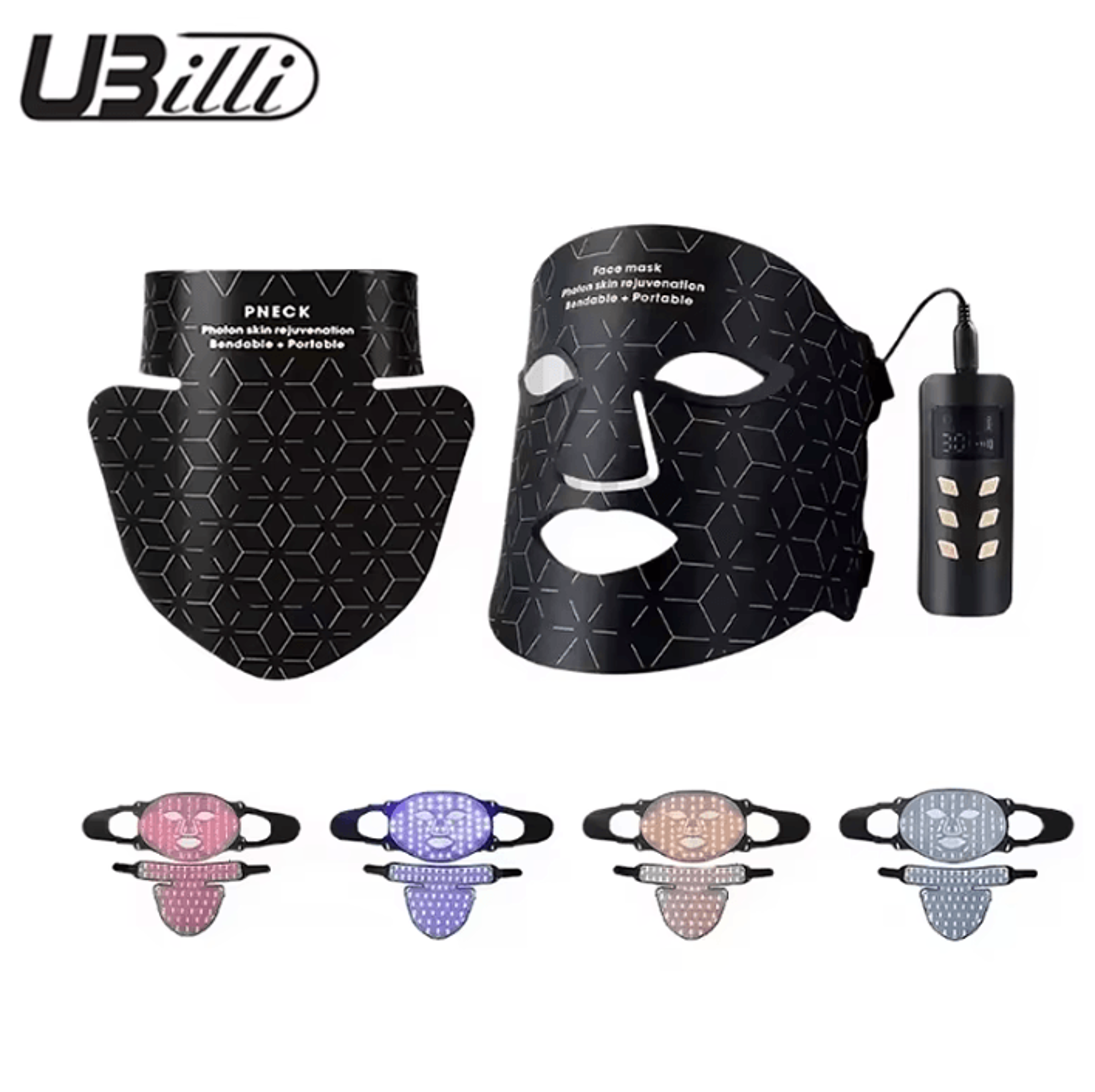 led red light therapy face mask 850nm near infrared light therapy mask for home skincare