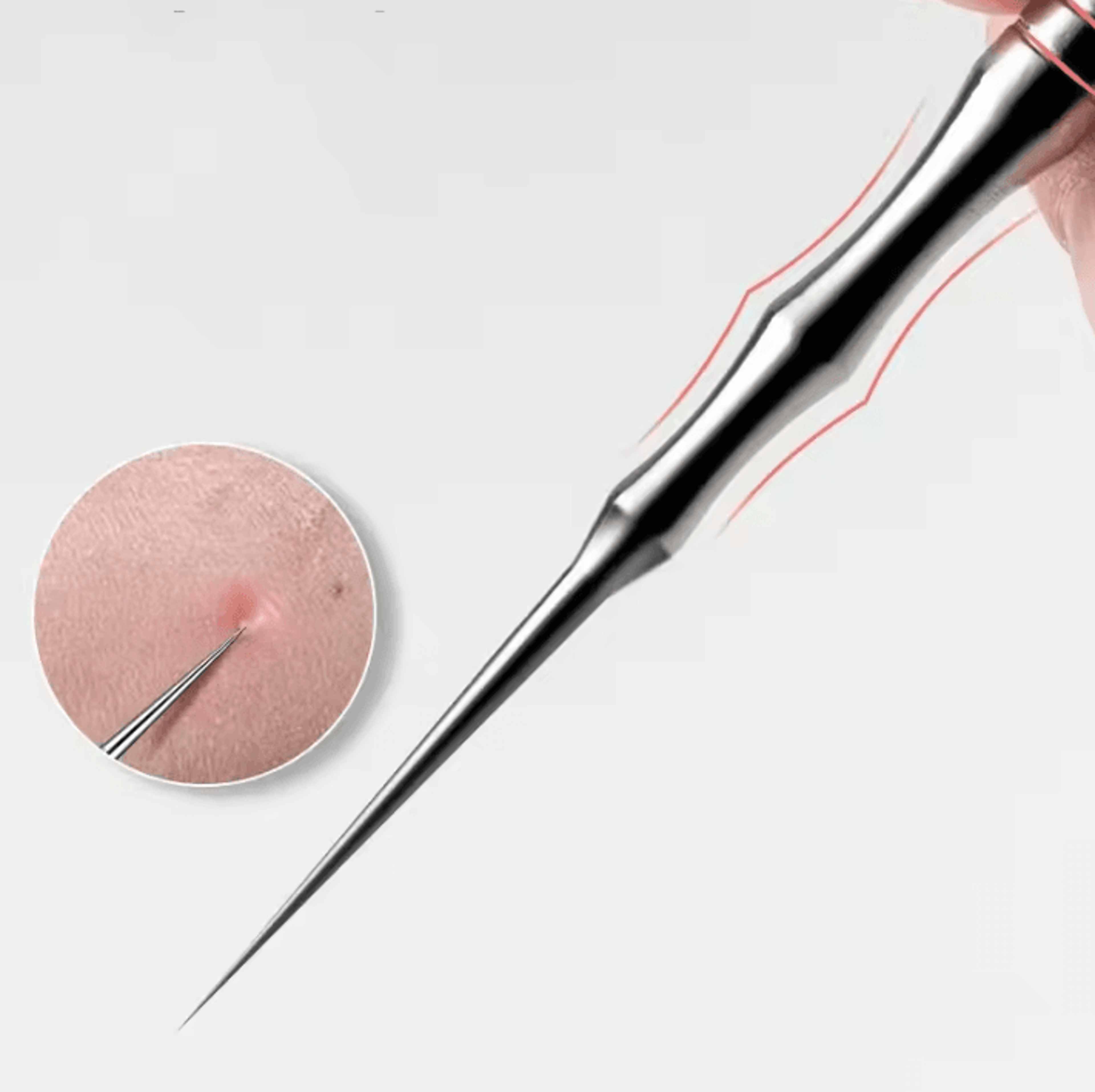 german ultra-fine blackhead and whitehead extraction tweezers