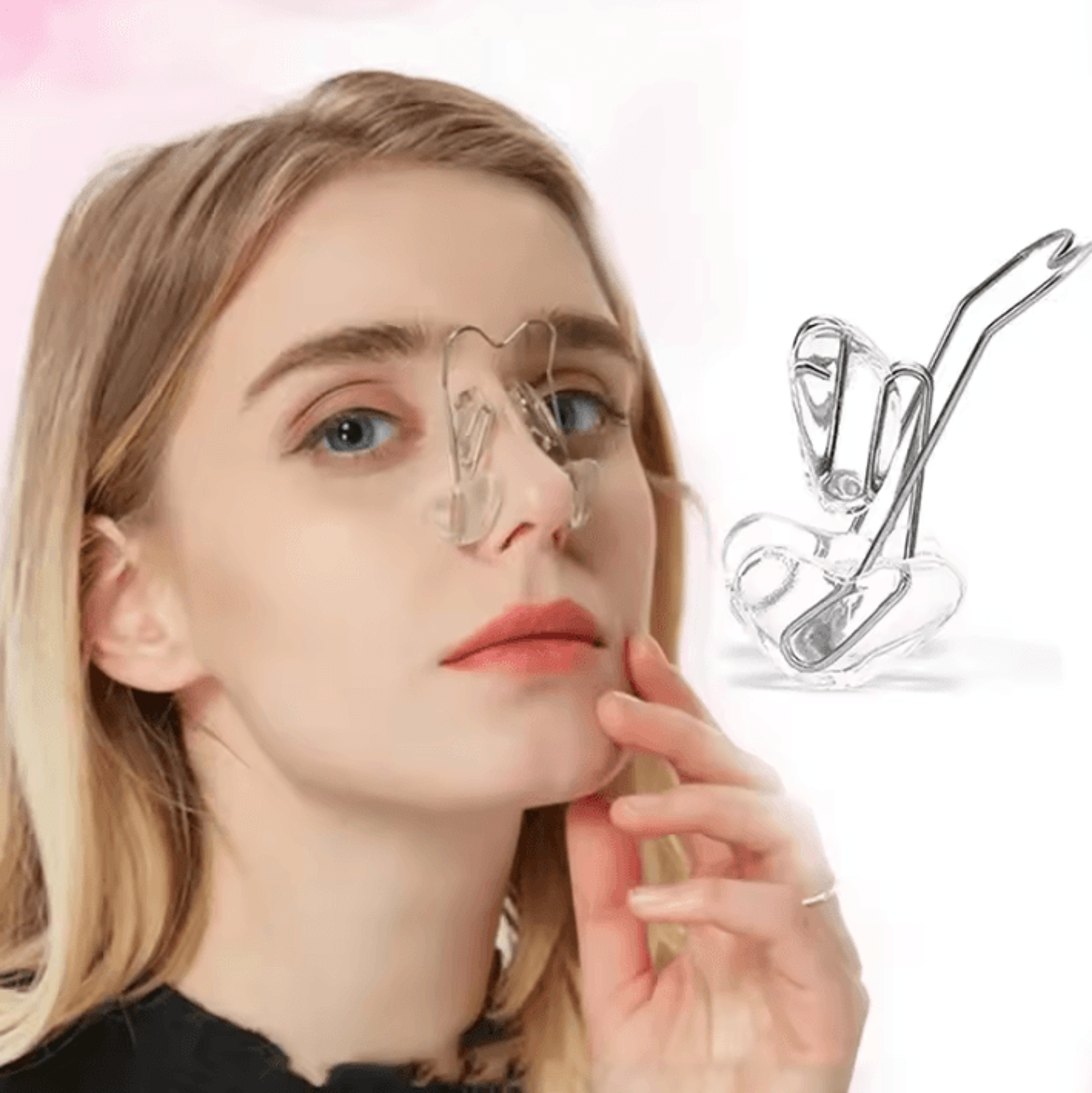 3d nose shaping clip for nose bridge support