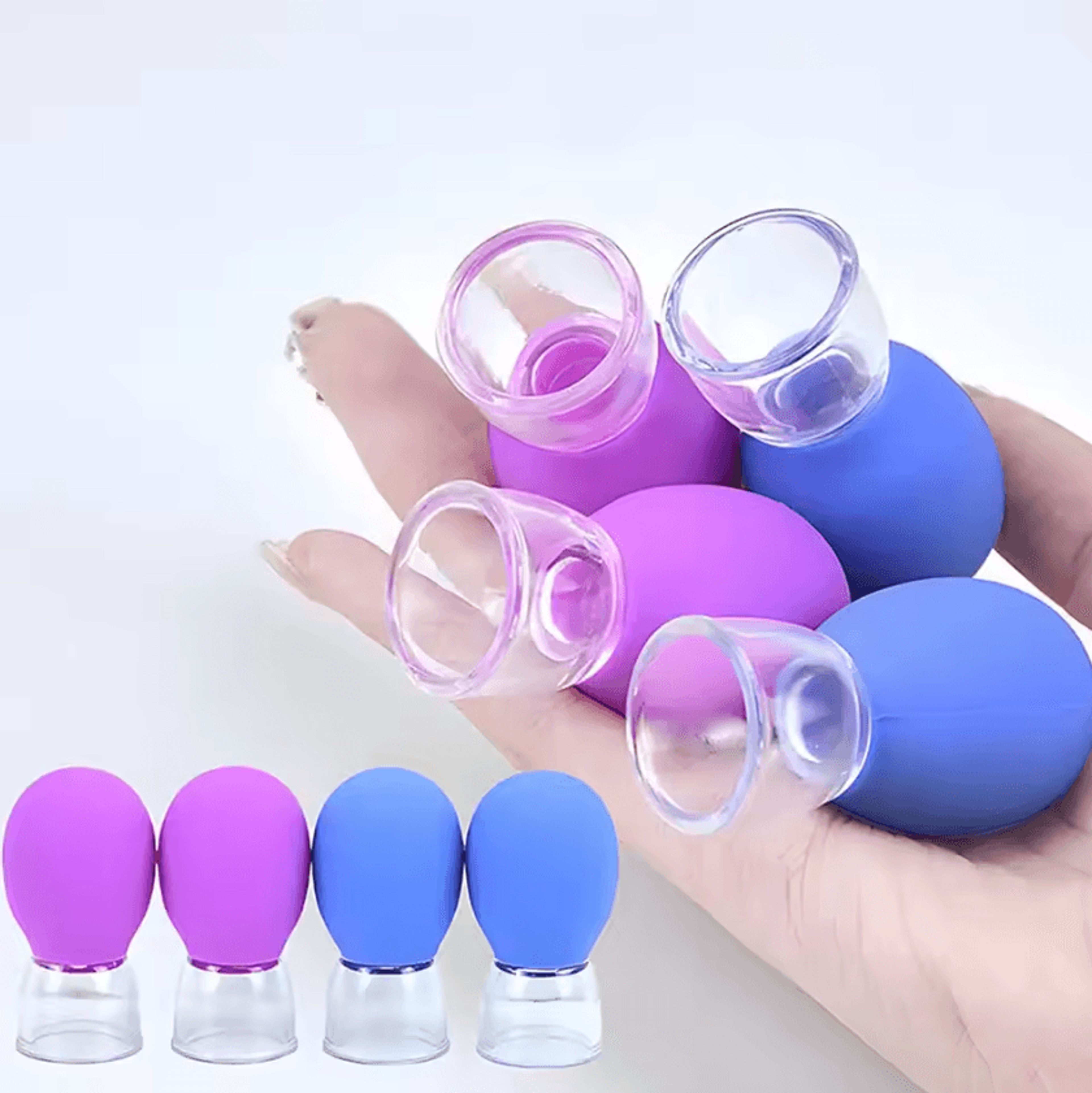 facial cupping machine with vacuum therapy for skin lifting