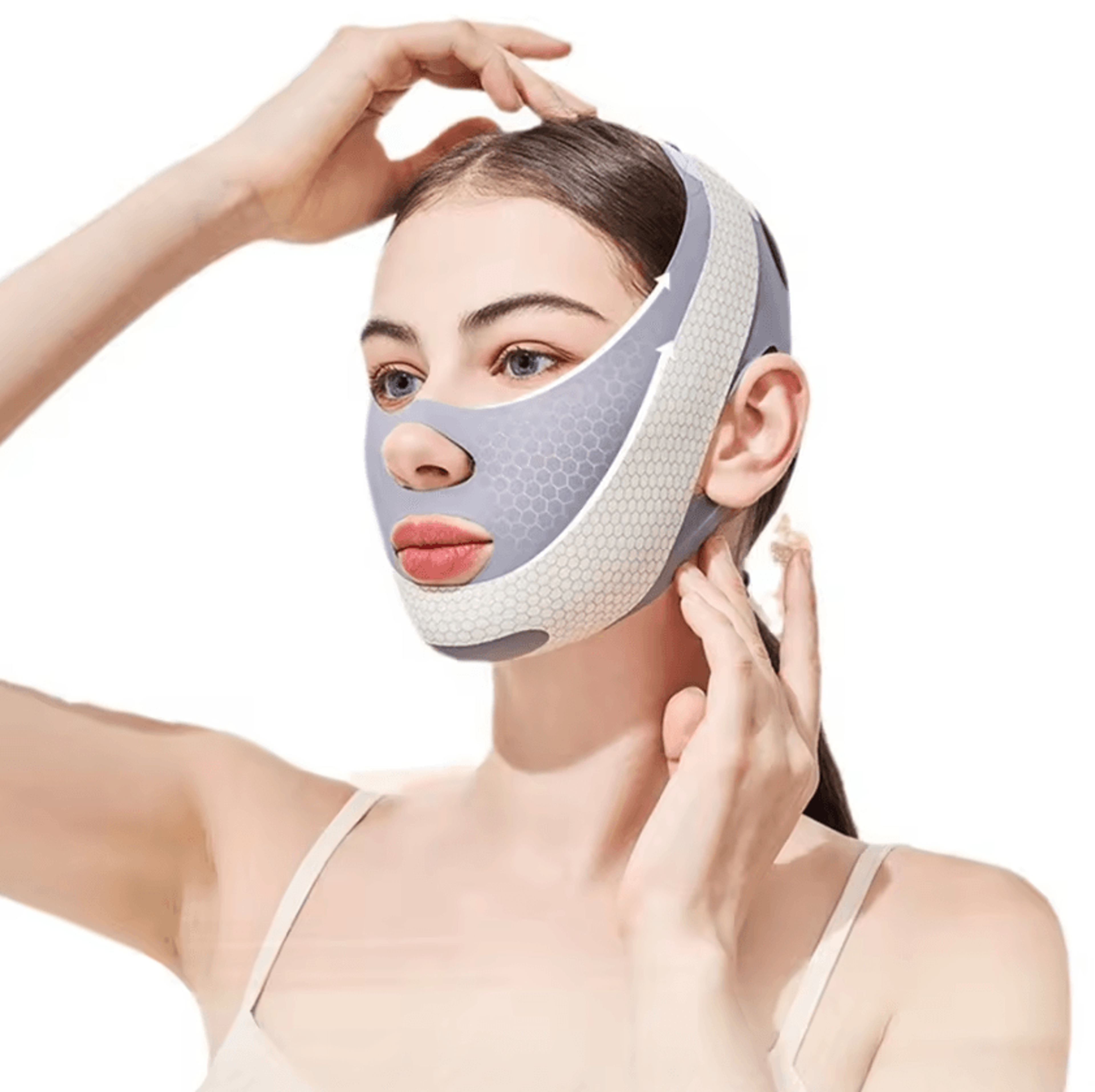 v line face slimming bandage jawline lifting belt for facial support
