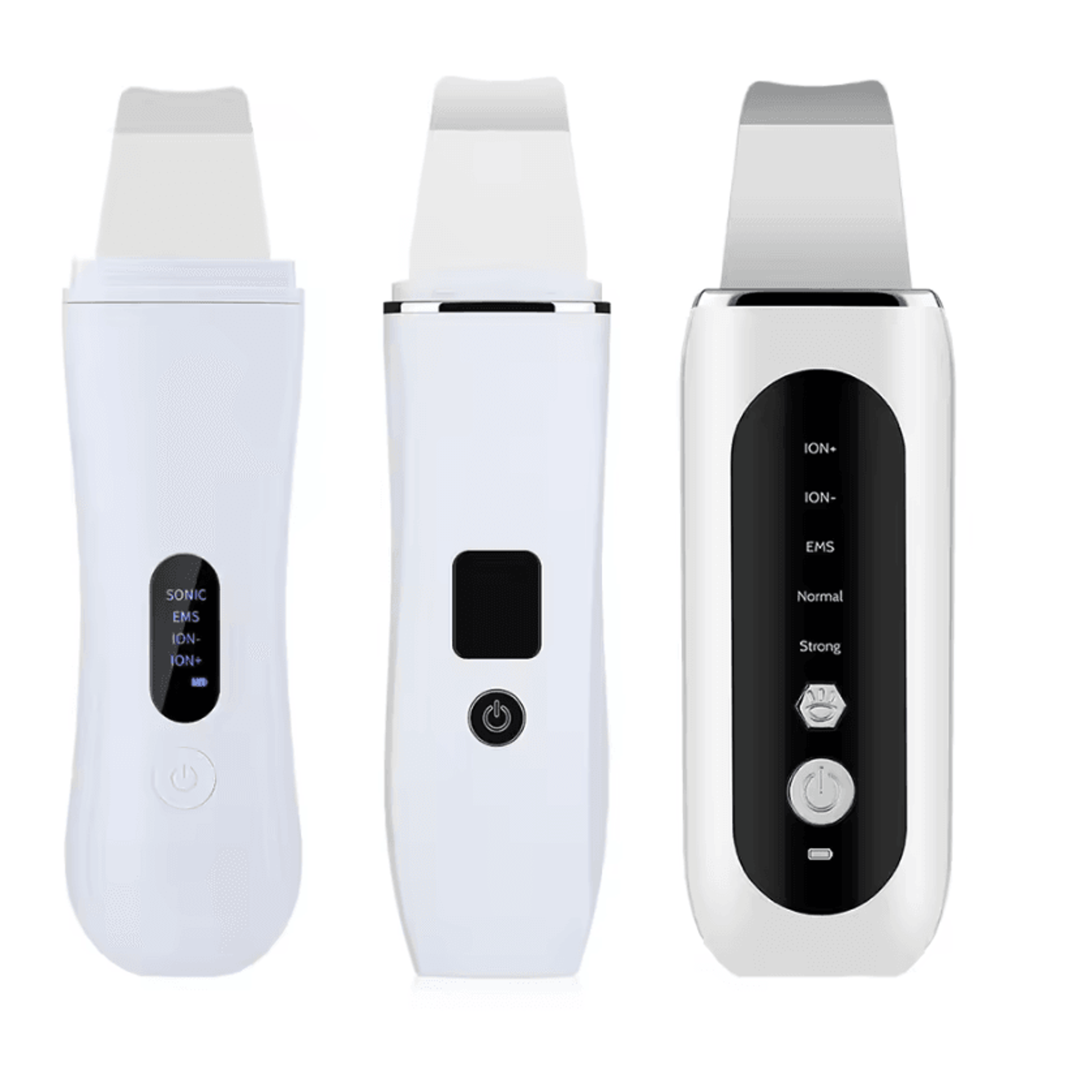 ultrasonic skin scrubber deep pore cleaner and blackhead remover facial exfoliating device