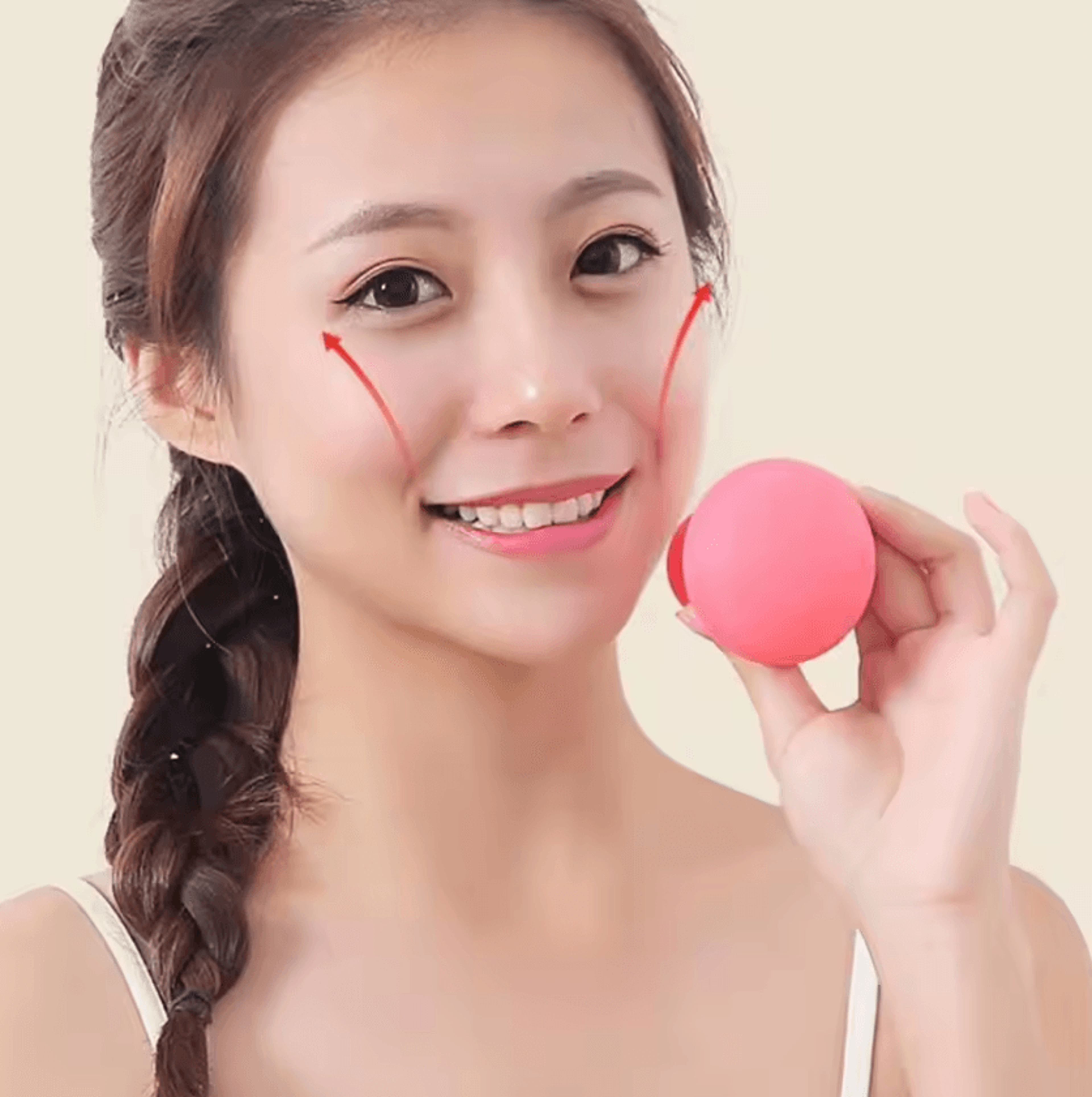 silicone facial masseter trainer face lifting and jawline exercise tool