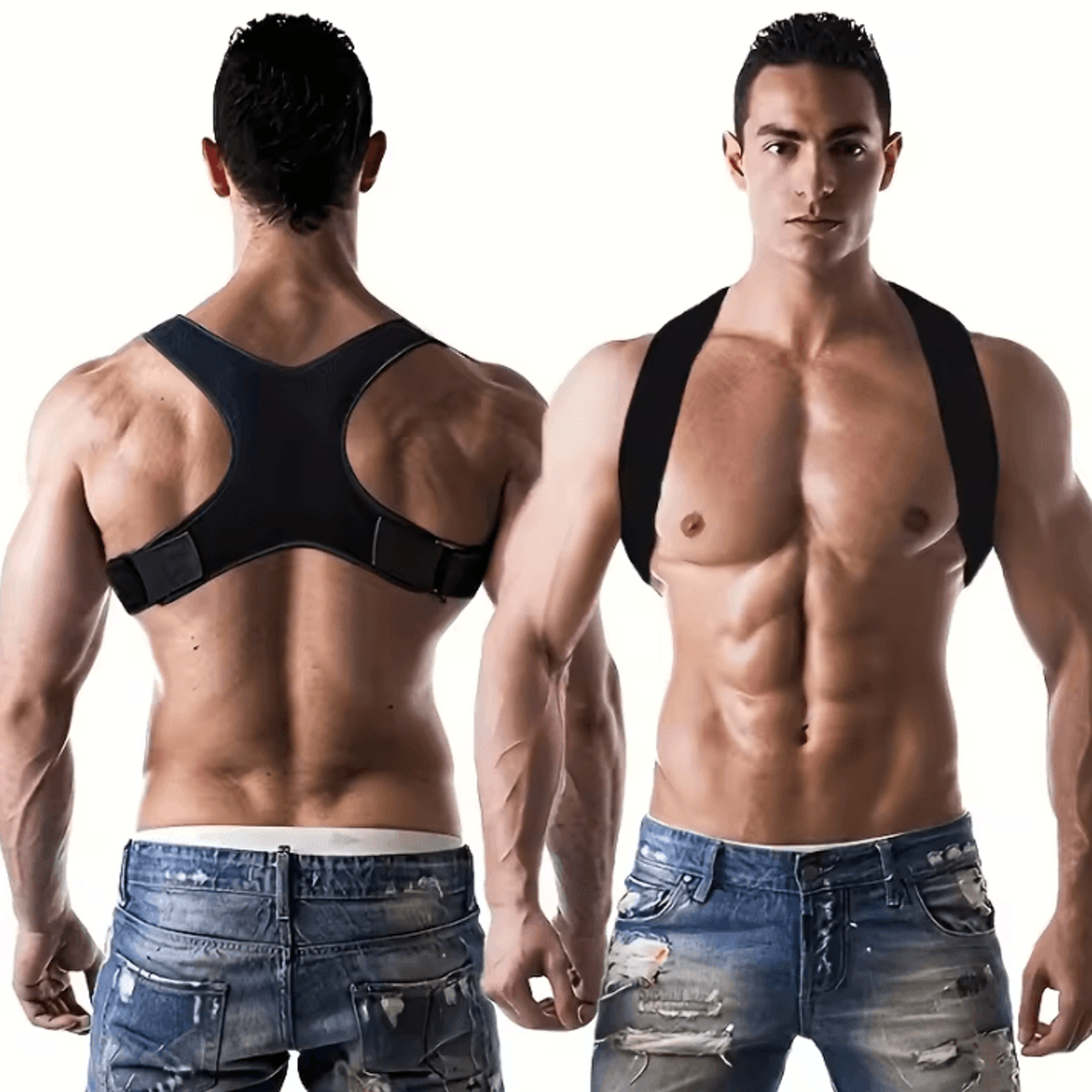 adjustable posture corrector back support belt for men & women ergonomic posture brace