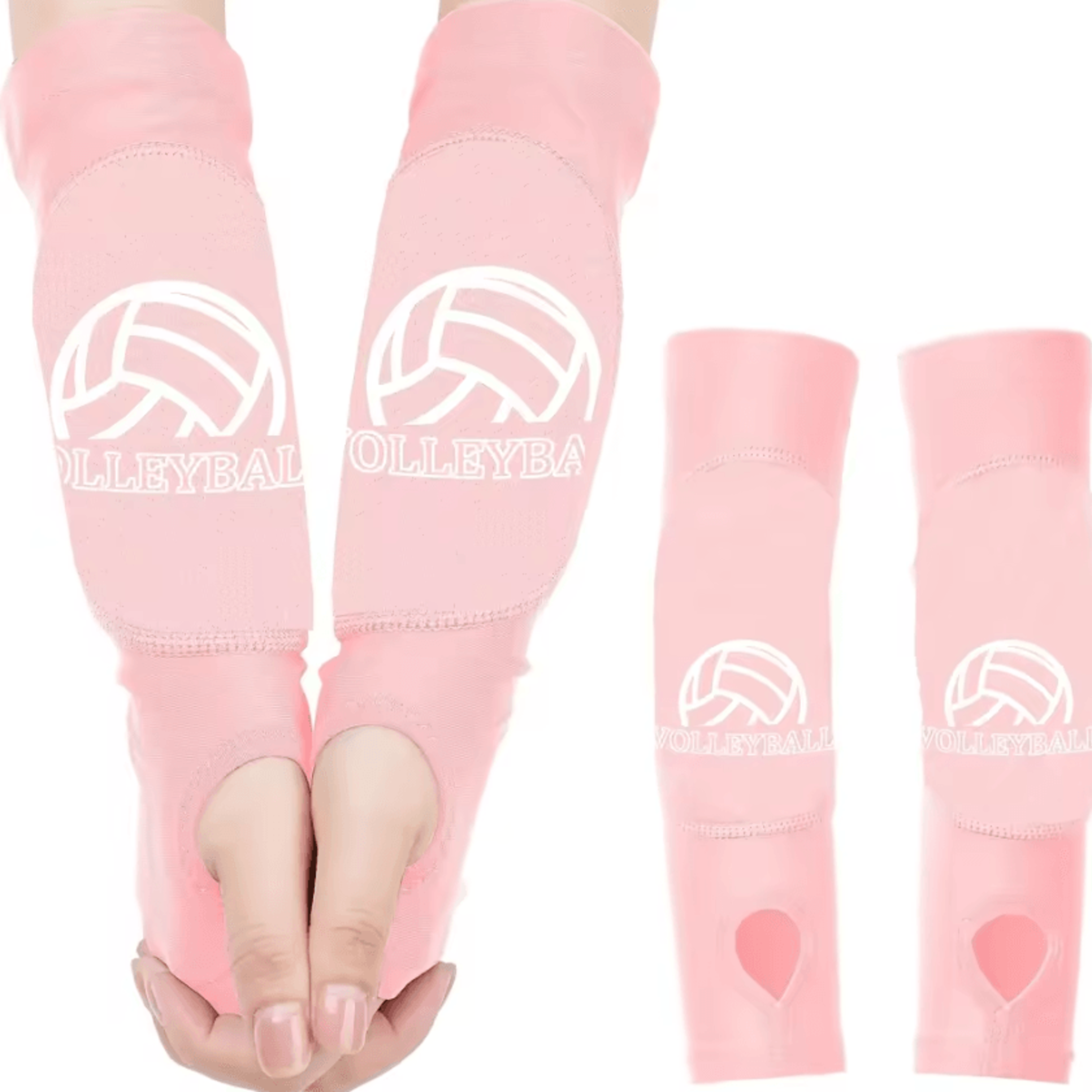 youth volleyball arm sleeves with foam padding for passing protection