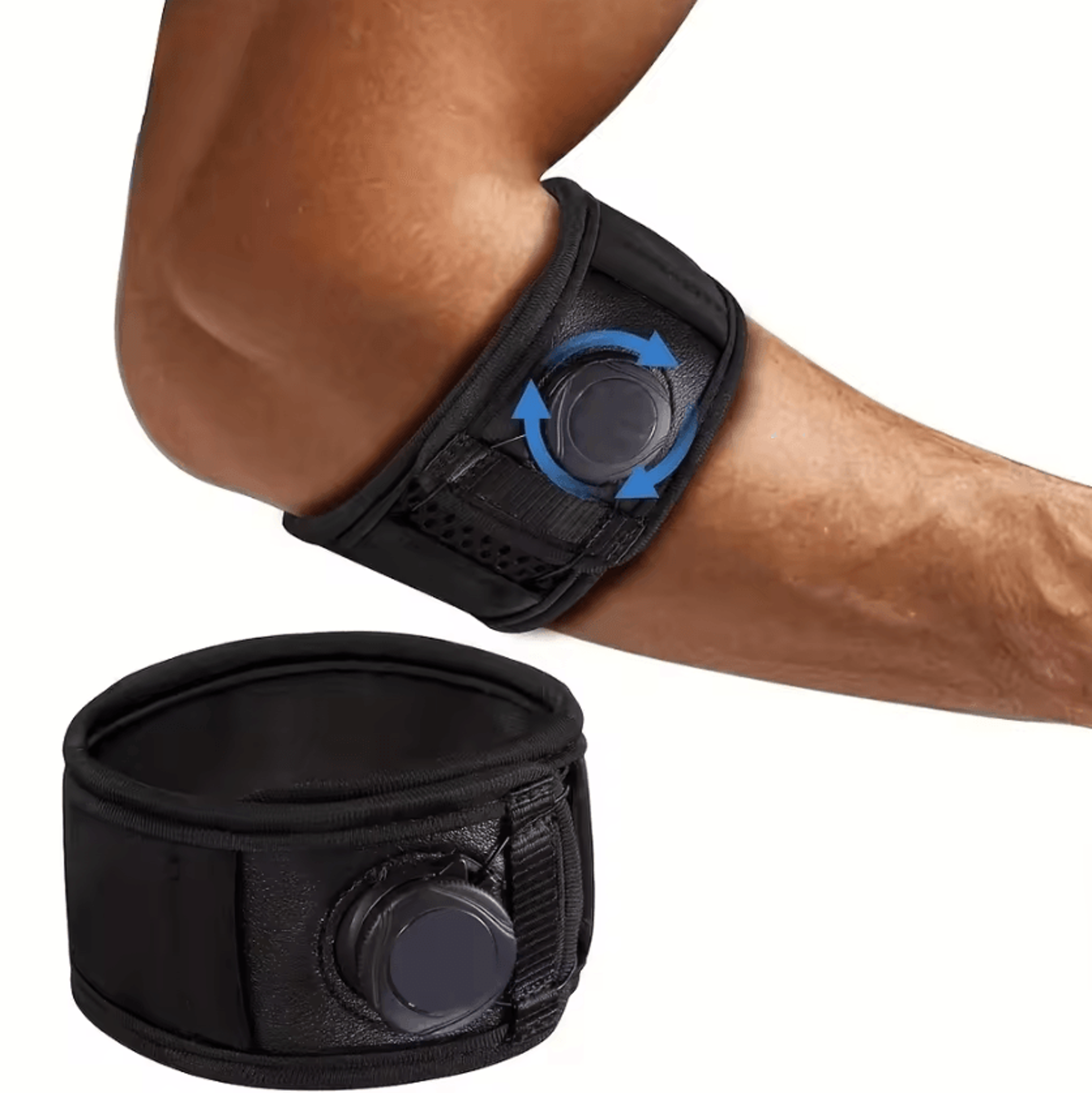 adjustable tennis elbow brace strap with compression support