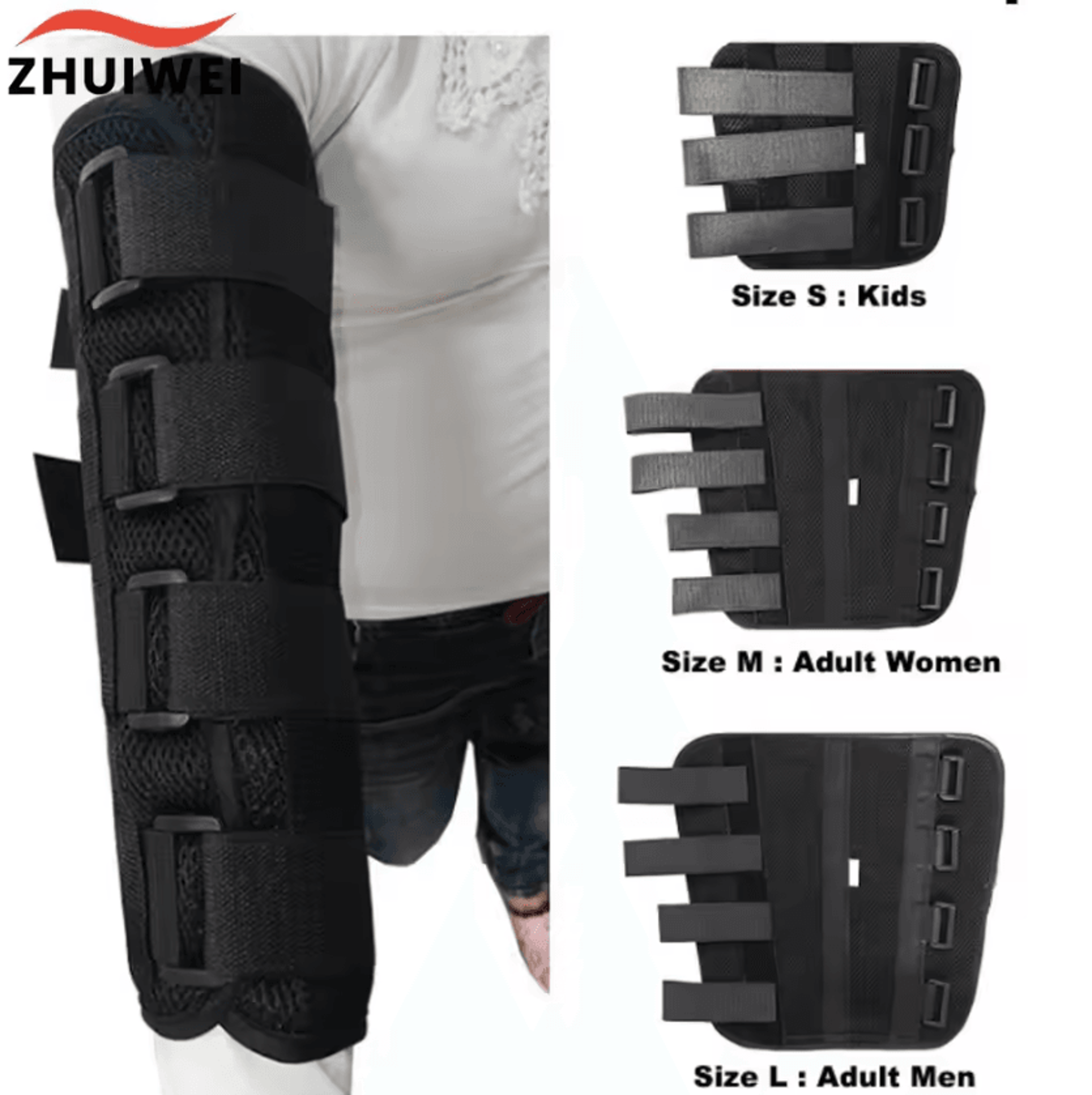adjustable elbow brace for cubital tunnel syndrome with night splint and ulnar nerve support