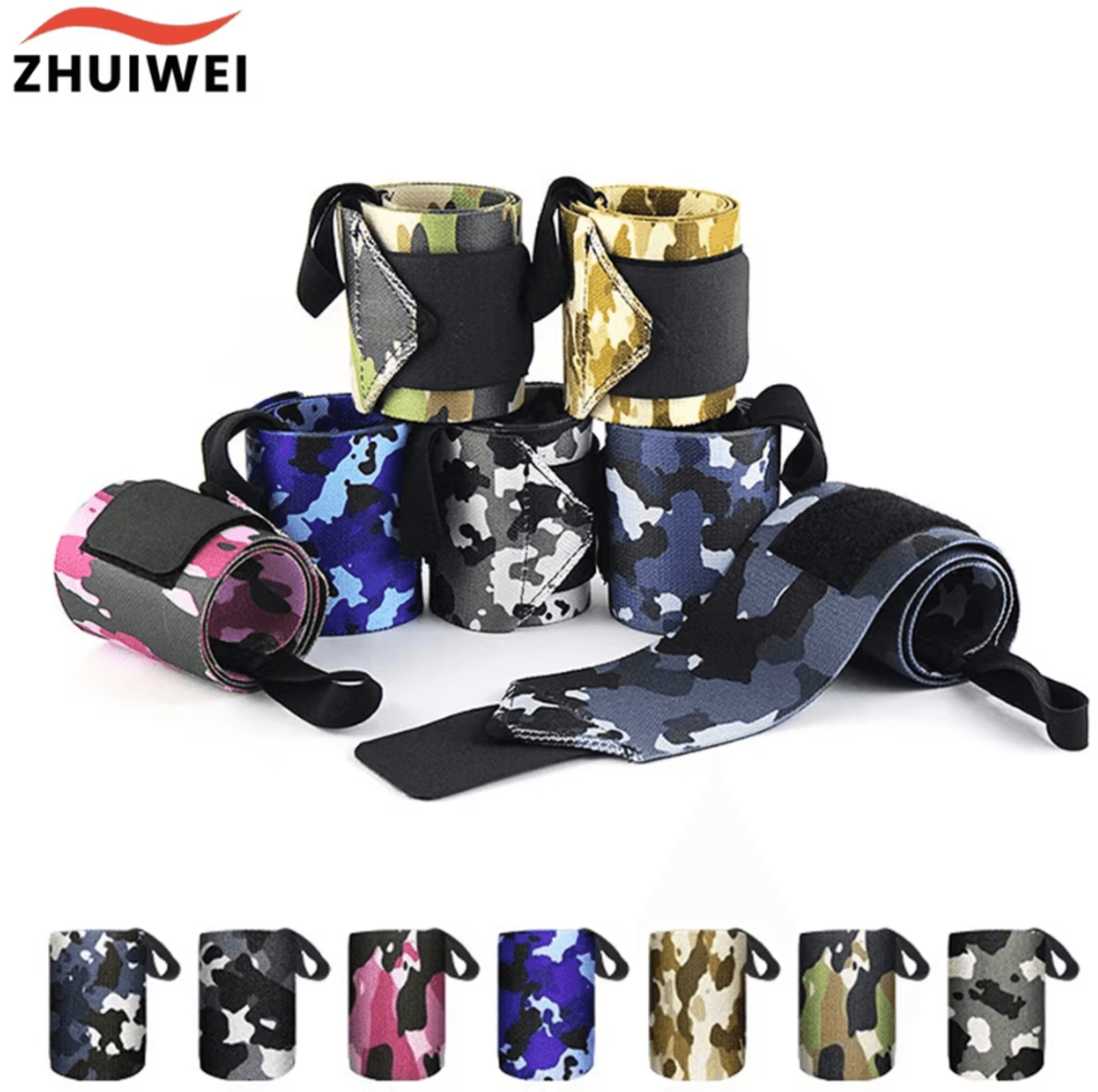 adjustable wrist wraps for weightlifting elastic gym wrist support strap